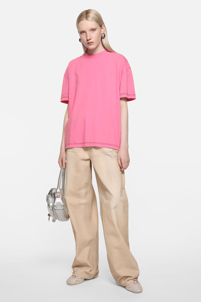 Acne Studios Logo t-shirt - Pink outlook