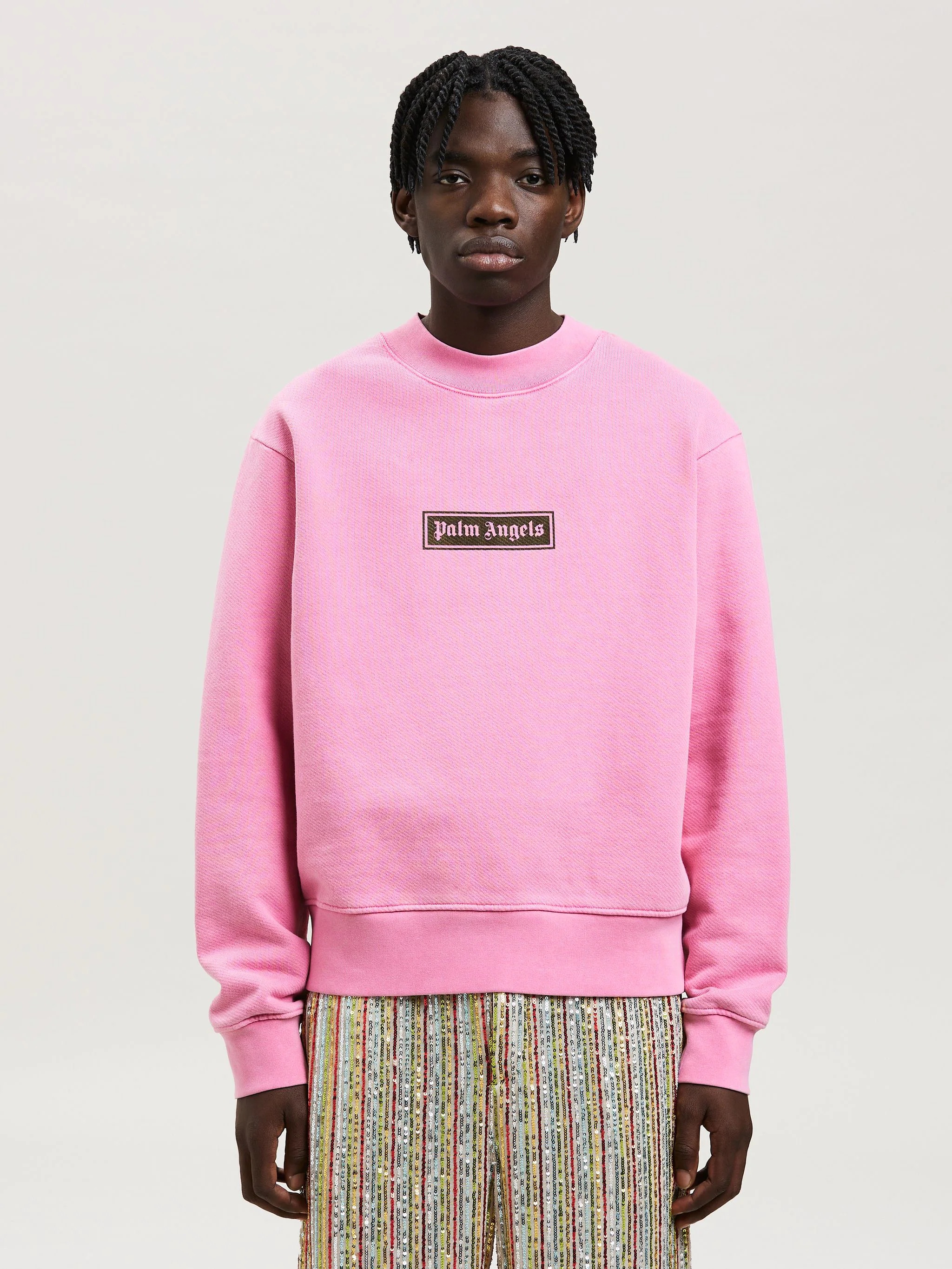 GARMENT DYE BOX LOGO SWEATSHIRT - 3