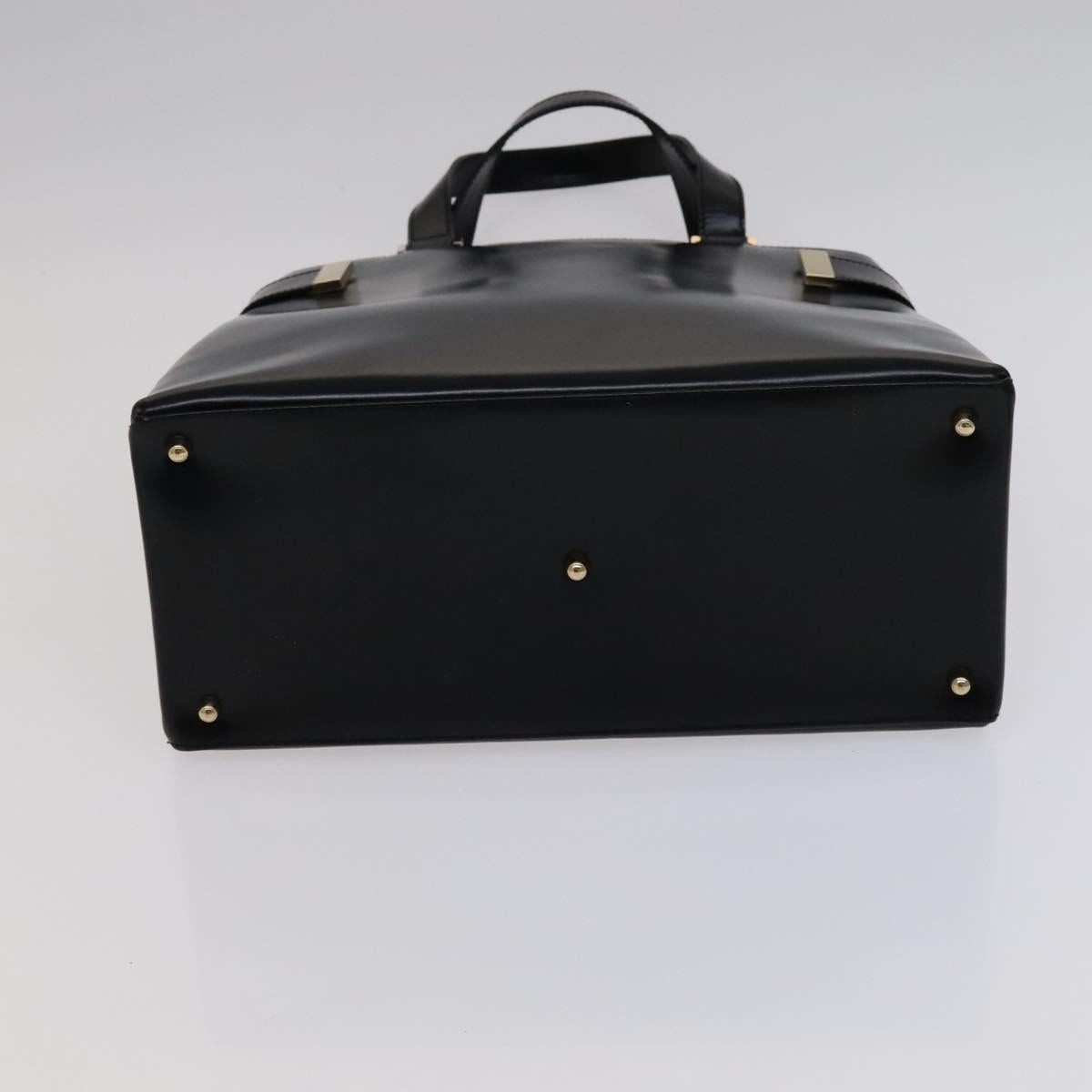 GUCCI Hand Bag Leather Black Gold 000 2046 000 2046 - 5