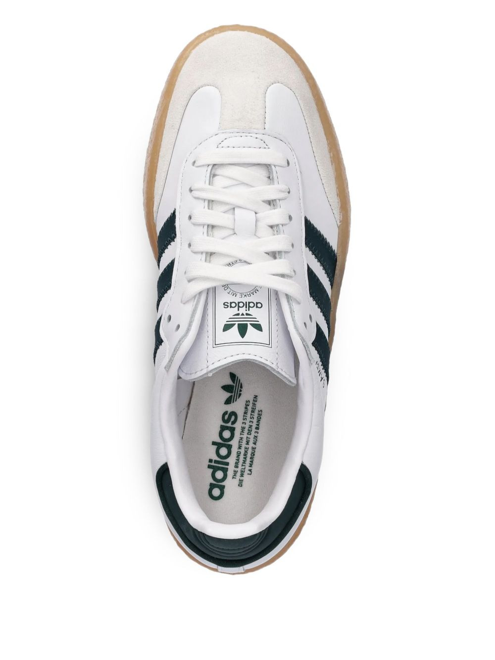 Sambae three-stripe low-top sneakers - 4