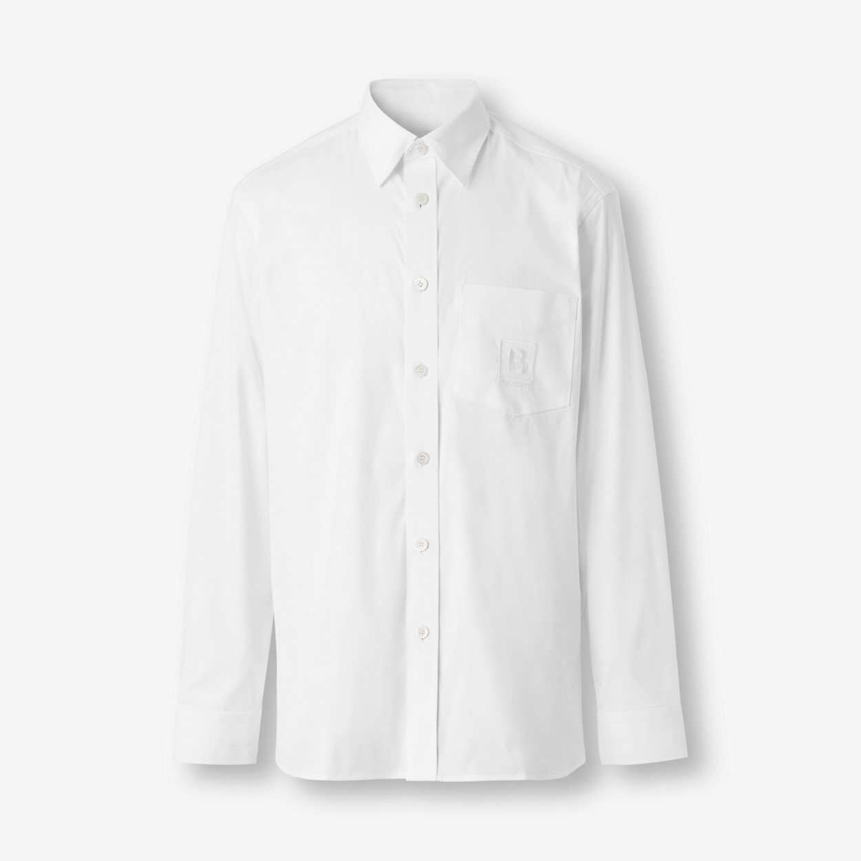 Letter Graphic Technical Cotton Shirt - 1