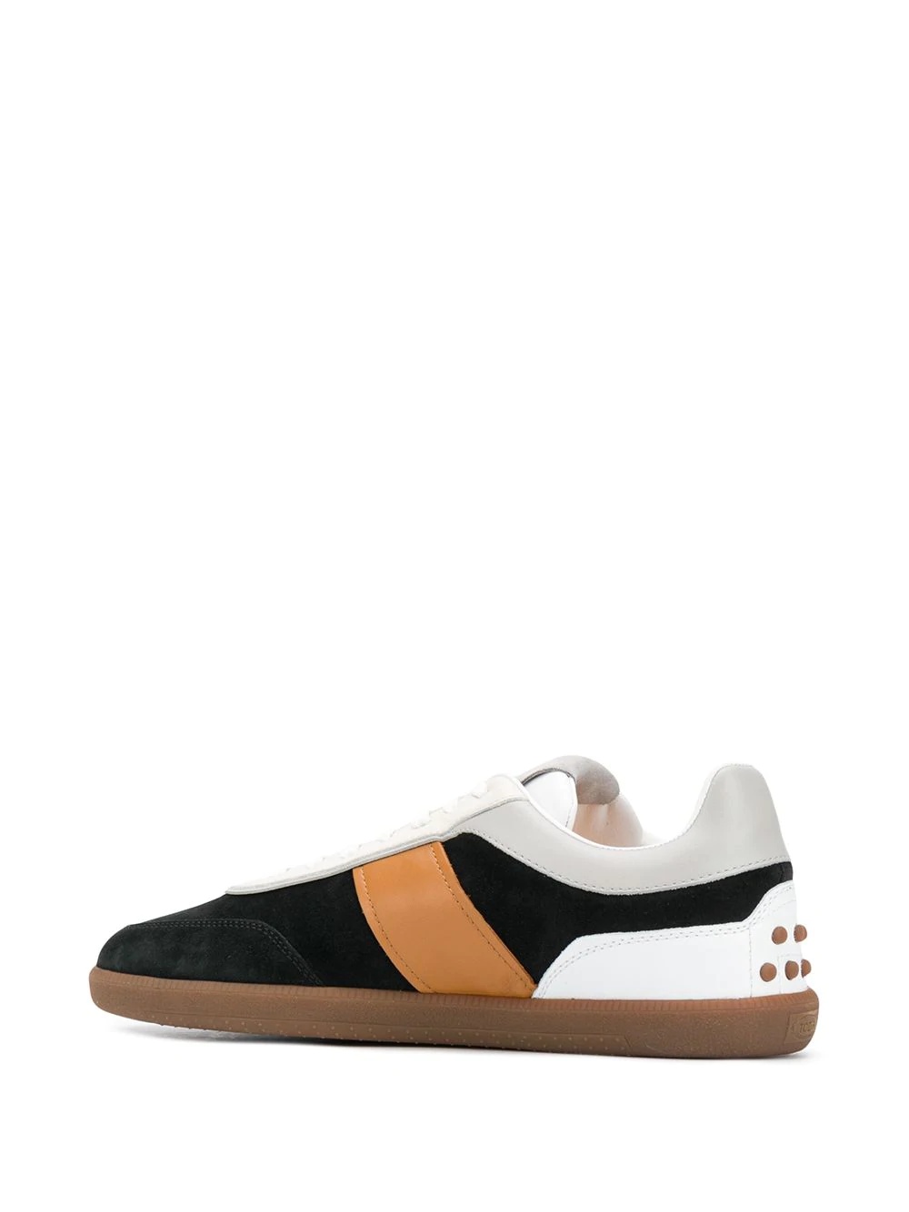 panelled low-top sneakers - 3