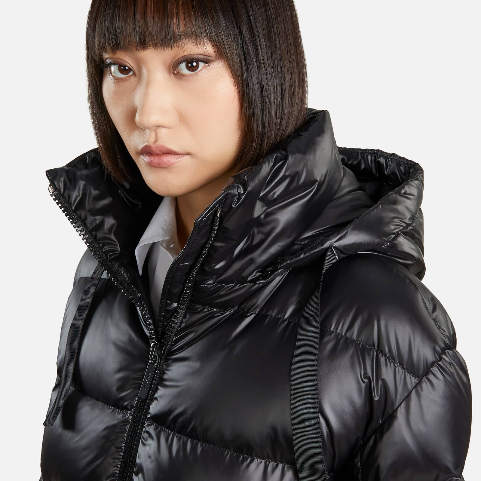 Hooded Down Jacket Black - 6