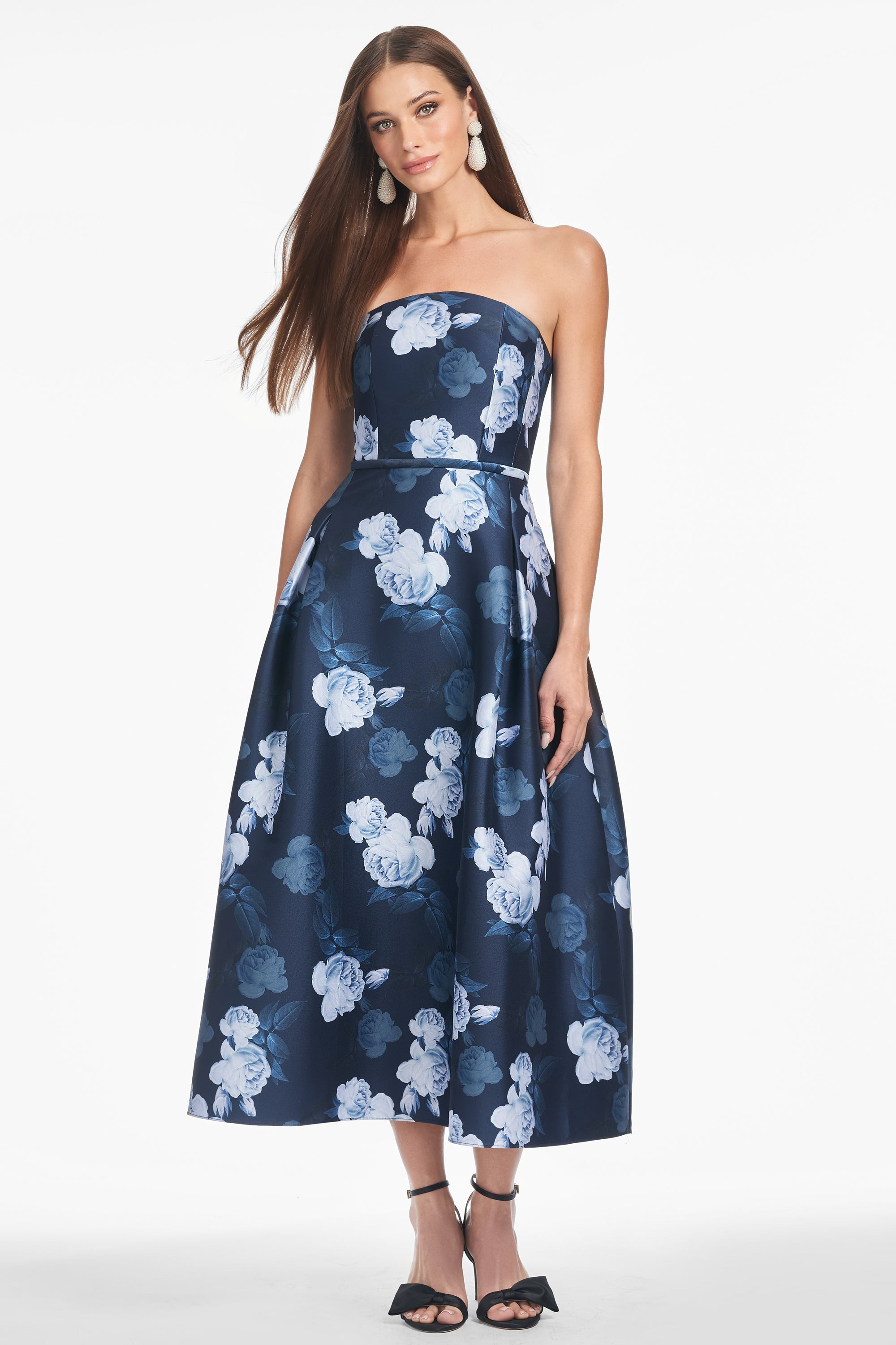 SHAY DRESS - MIDNIGHT GLACIAL ROSE - 2