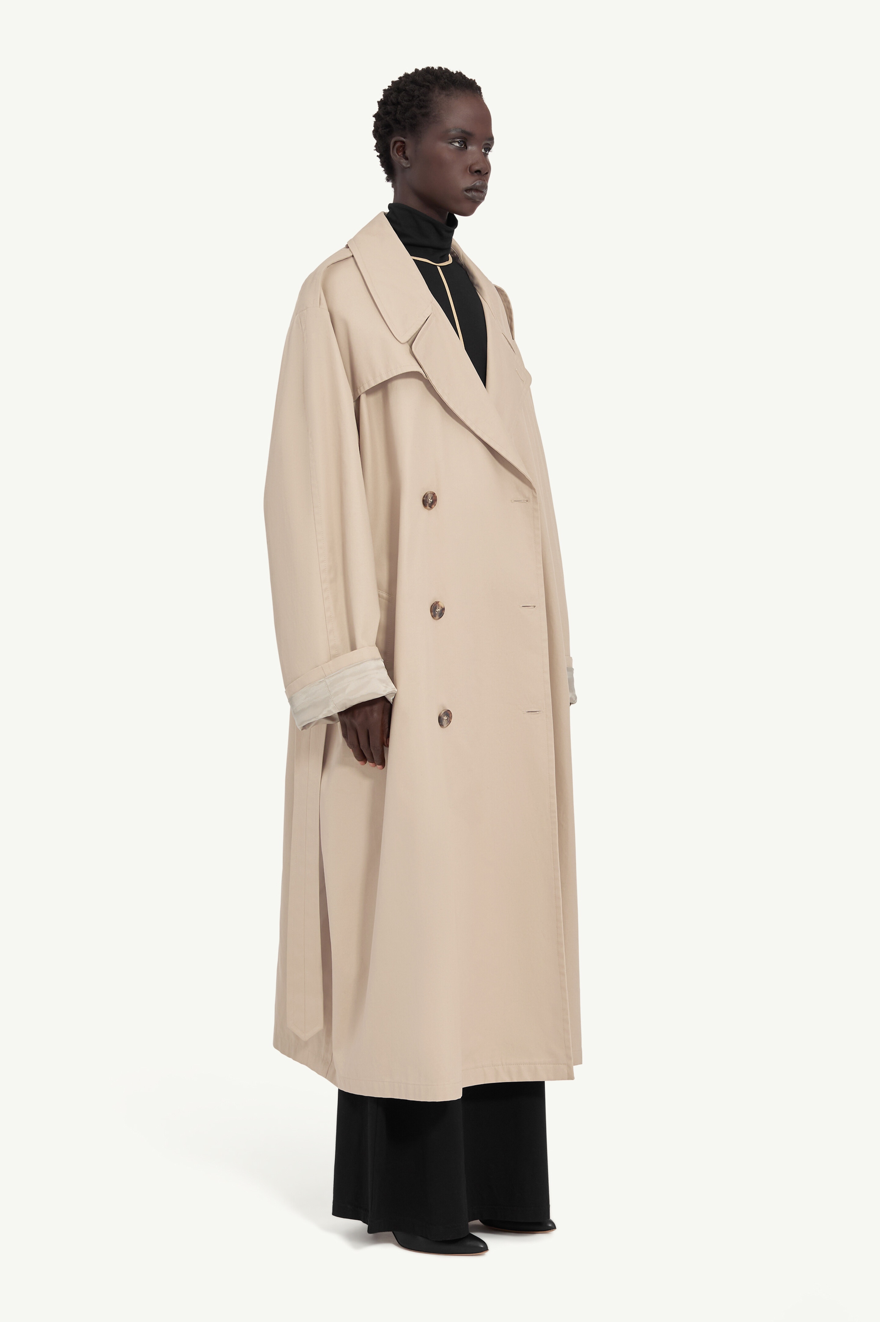 Cotton trench coat - 3