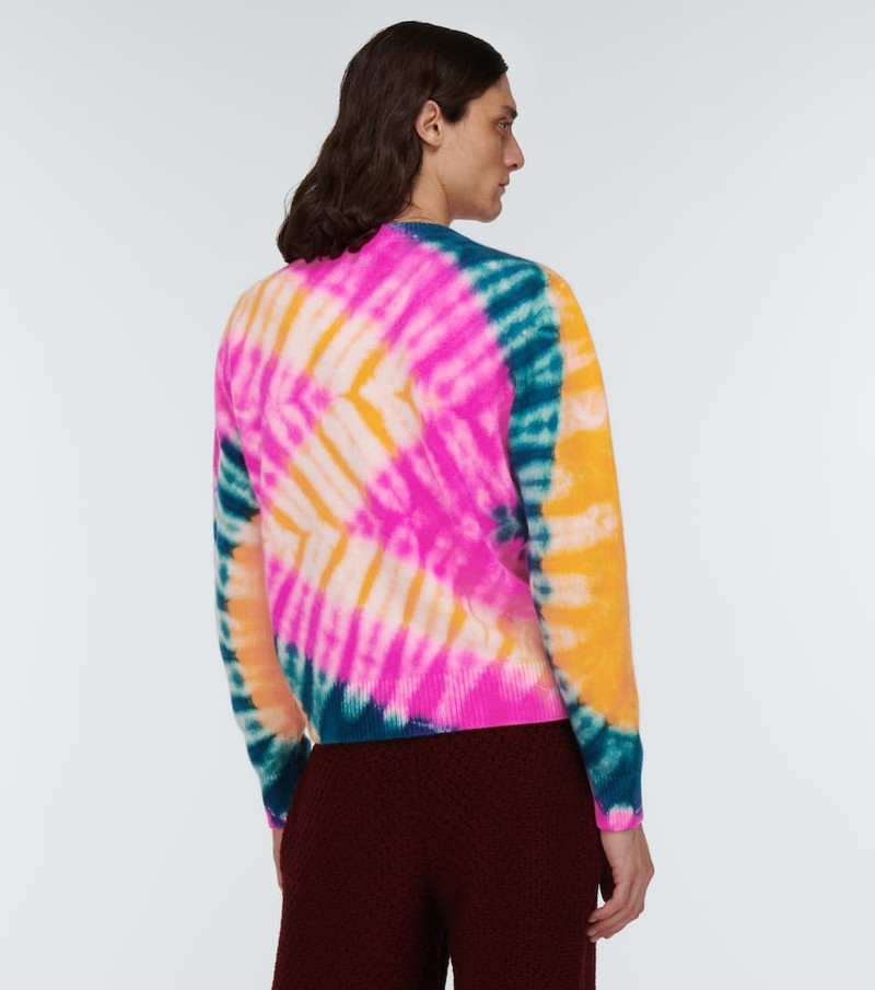 Zig dyed cashmere sweater 4
