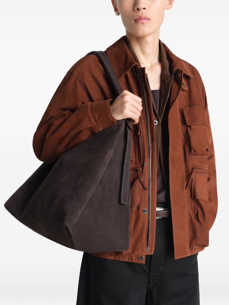 Lemaire suede shoulder bag outlook