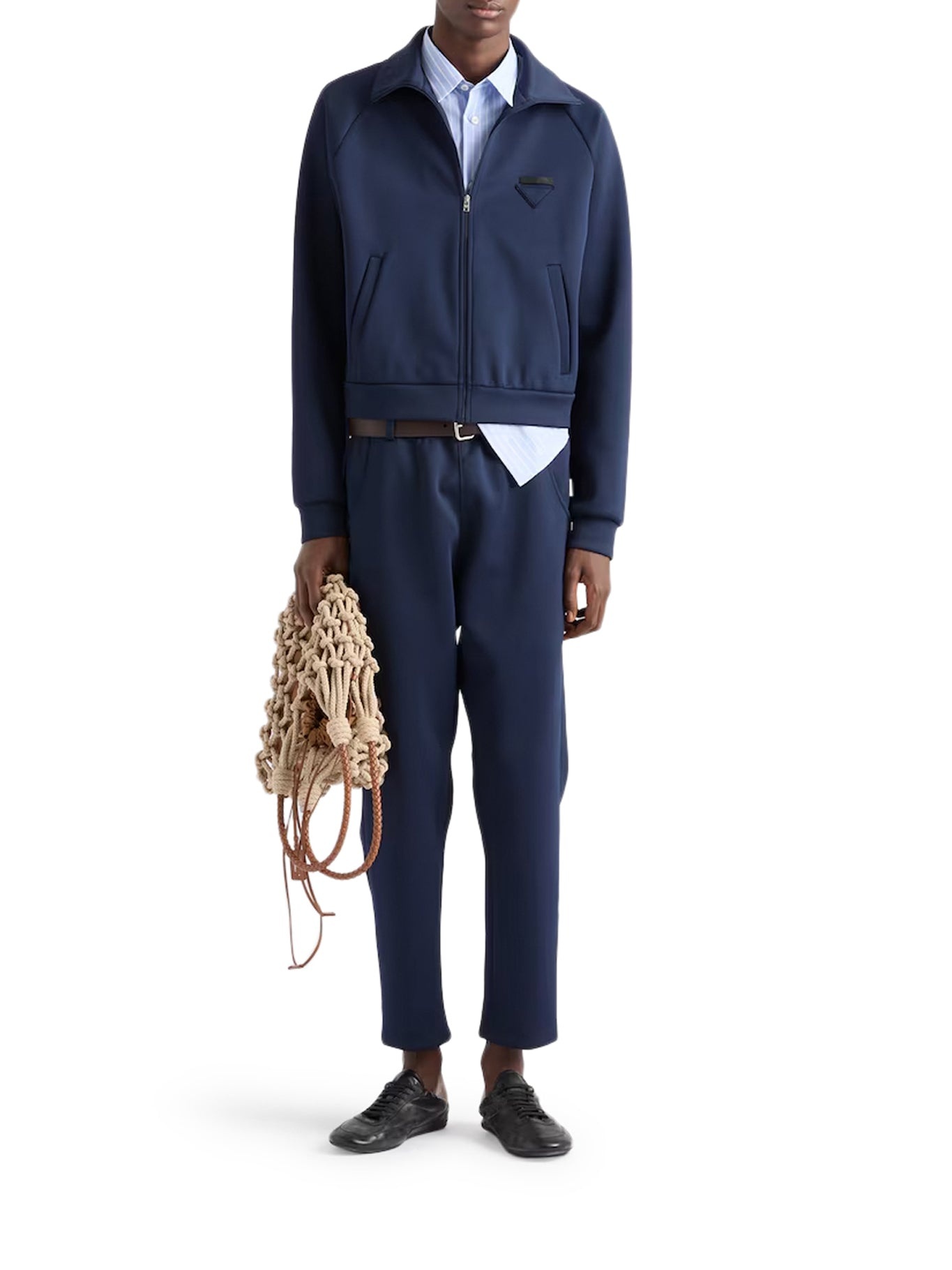 TECHNICAL FABRIC ZIP-UP SWEATSHIRT - 2