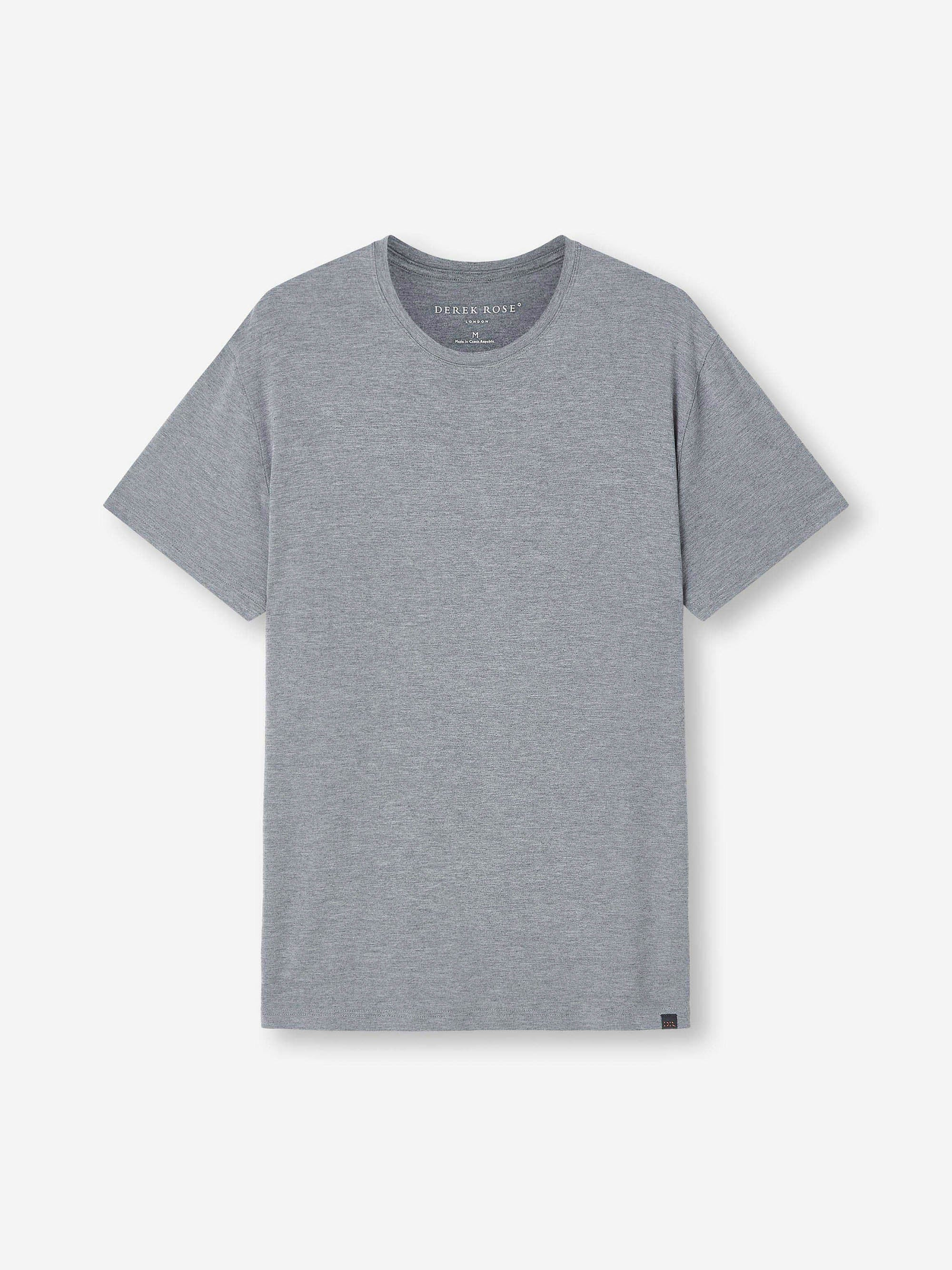 Men's T-Shirt Marlowe Micro Modal Stretch Charcoal - 2