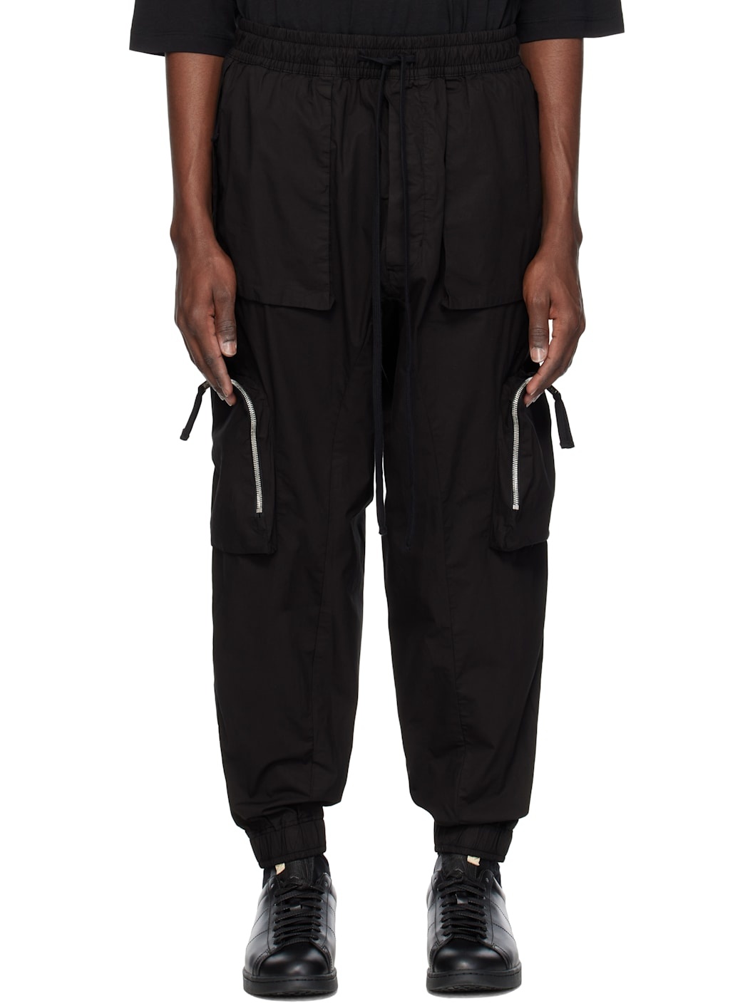 Black M P 10 Trousers - 1