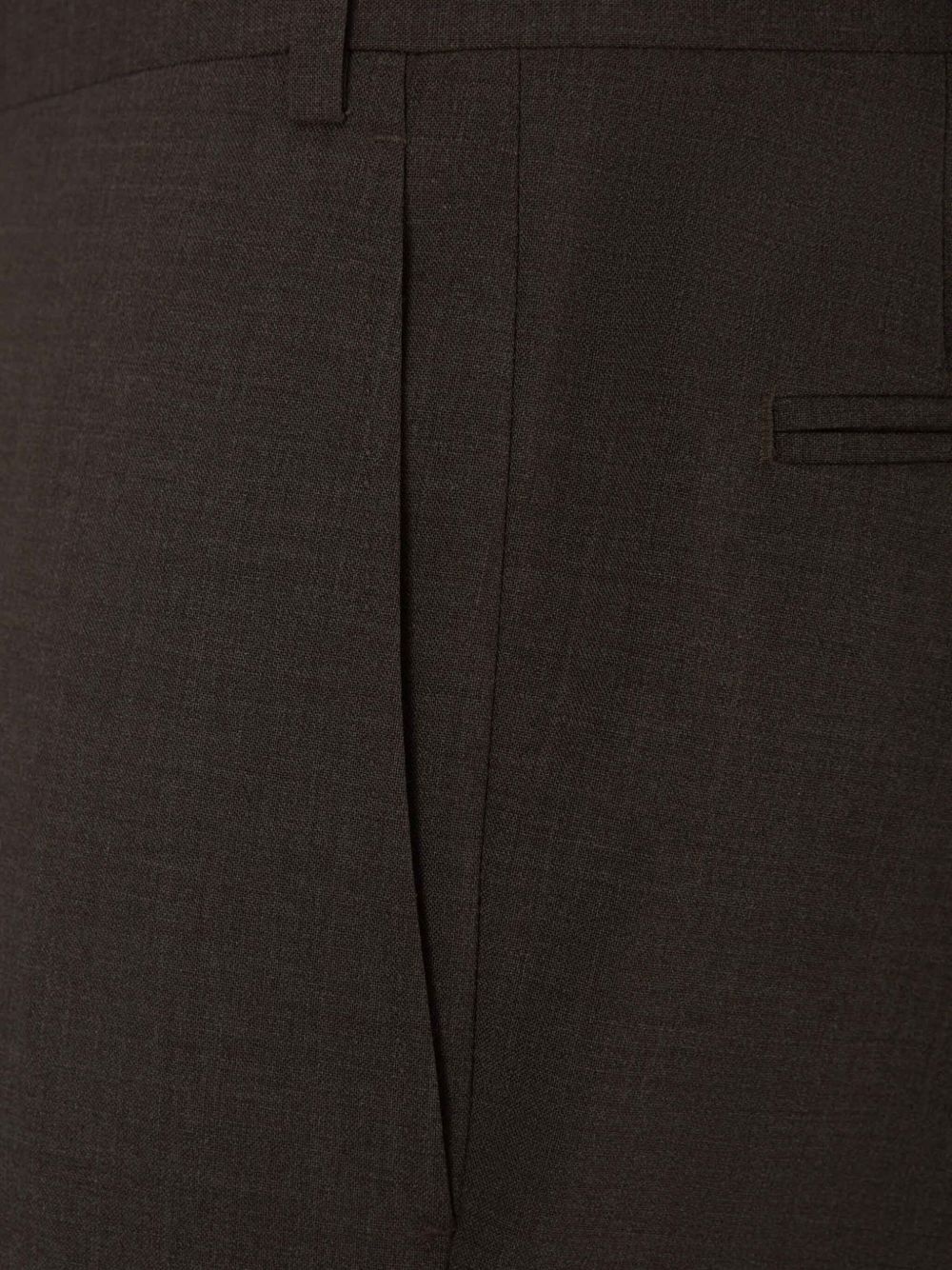 creased tailored trousers - 3
