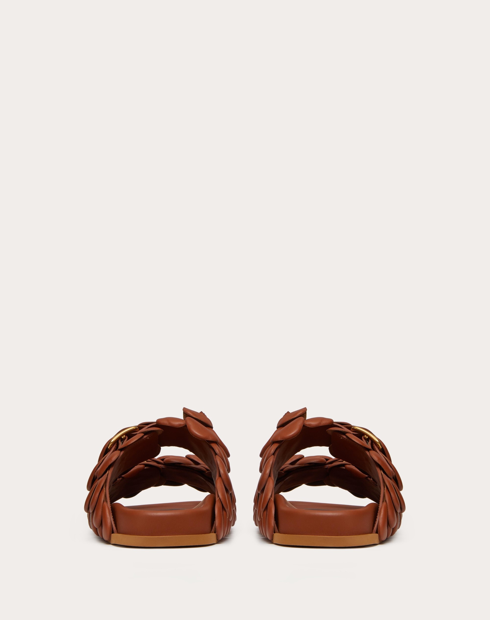 ATELIER SHOE VALENTINO GARAVANI CALFSKIN SLIDE SANDAL - 3