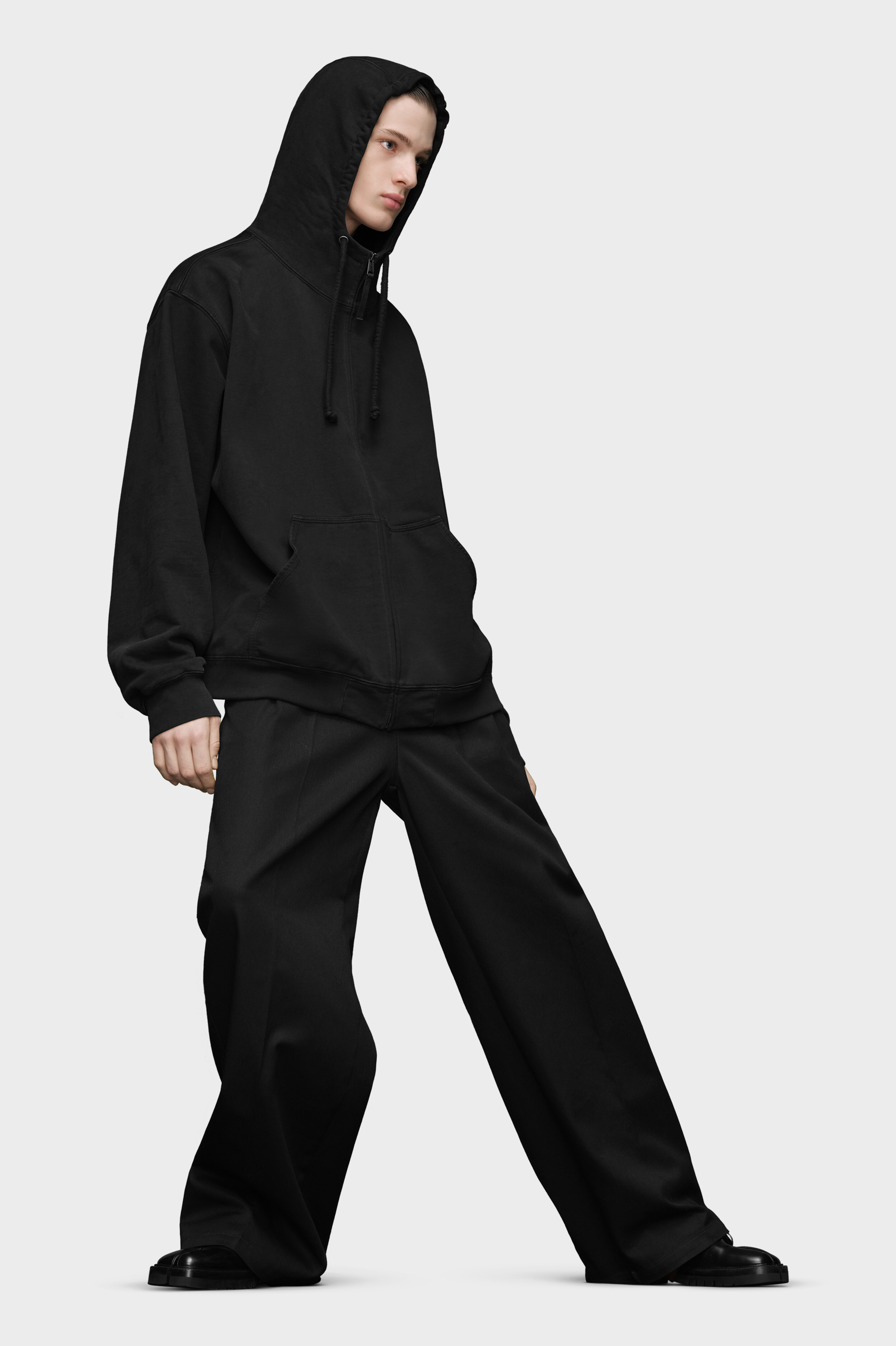 Embroidered Logo Hoodie - 3