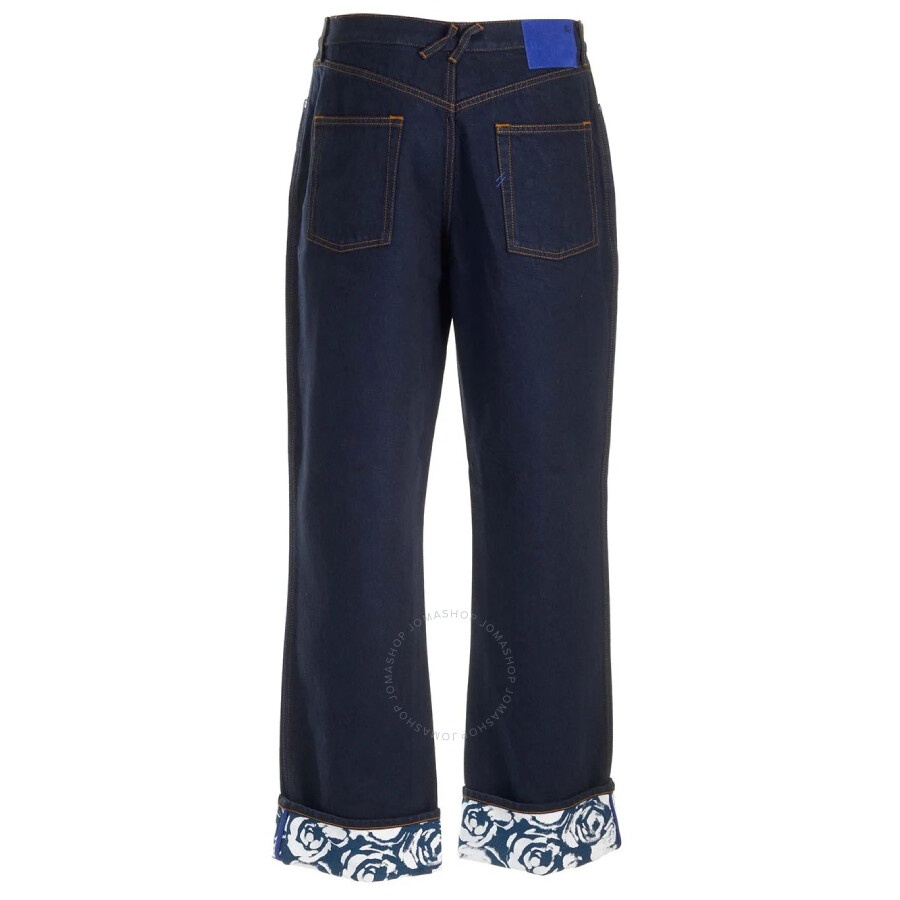 Burberry Rose-Print Straight-Leg Jeans - 2