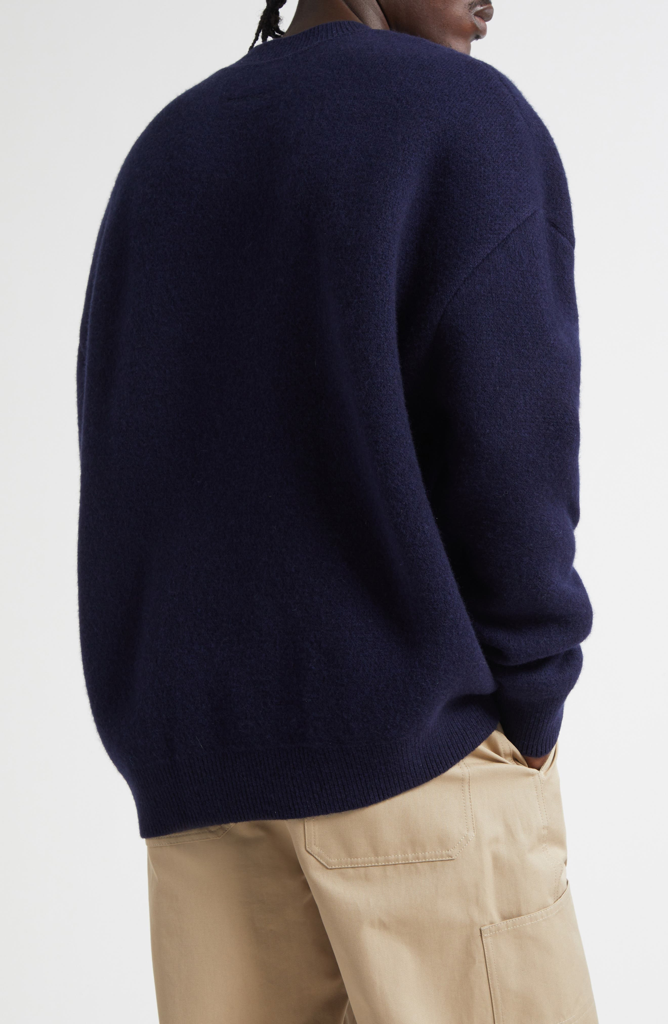 Givenchy Afternoon Light Jacquard Wool Sweater in Navy/Blue at Nordstrom - 2