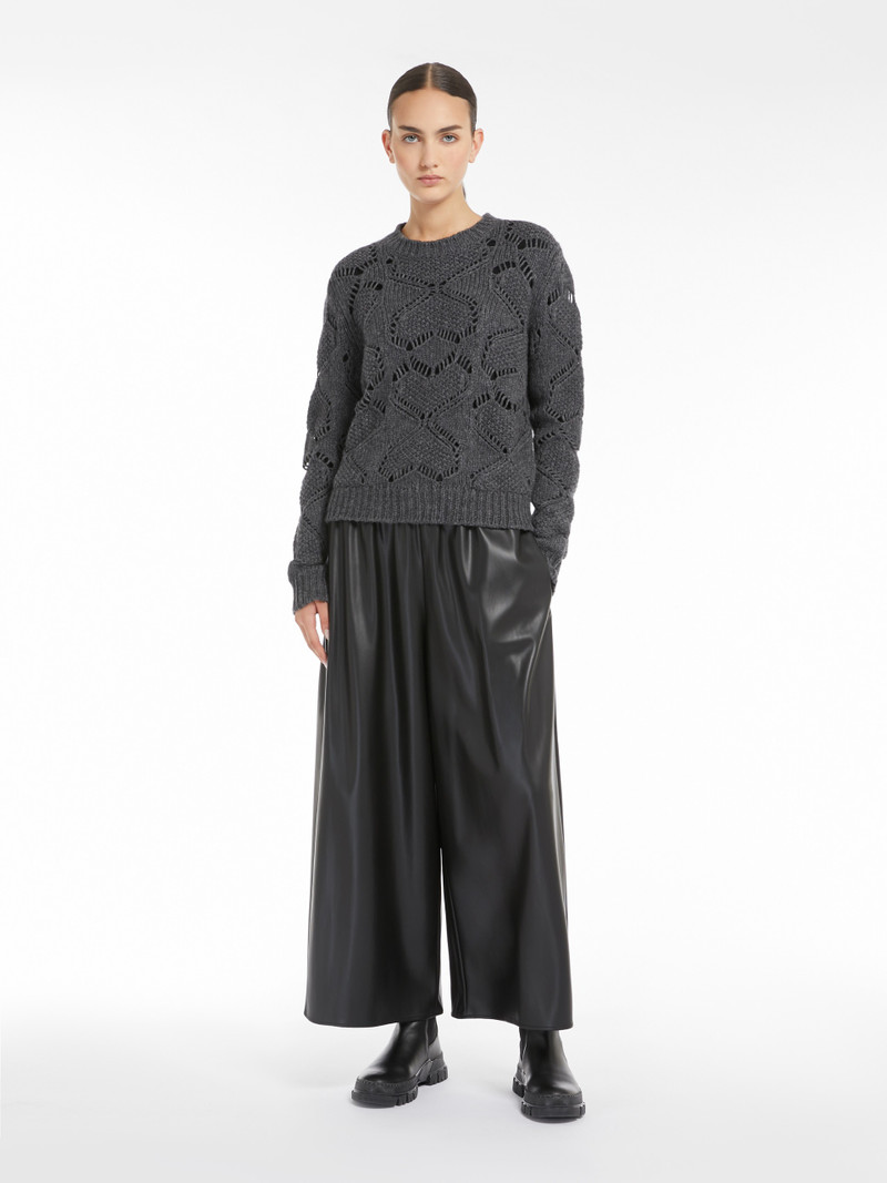 WEEKEND Max Mara GENNARO Coated fabric trousers outlook