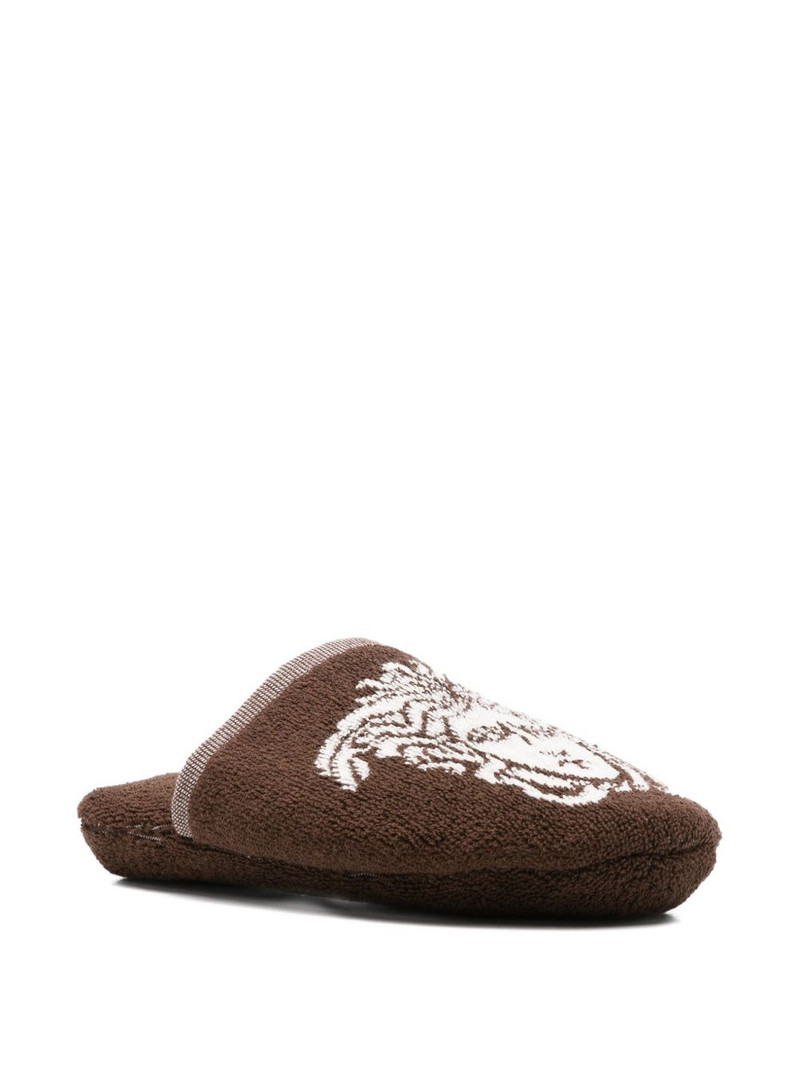 VERSACE jacquard medusa slippers outlook