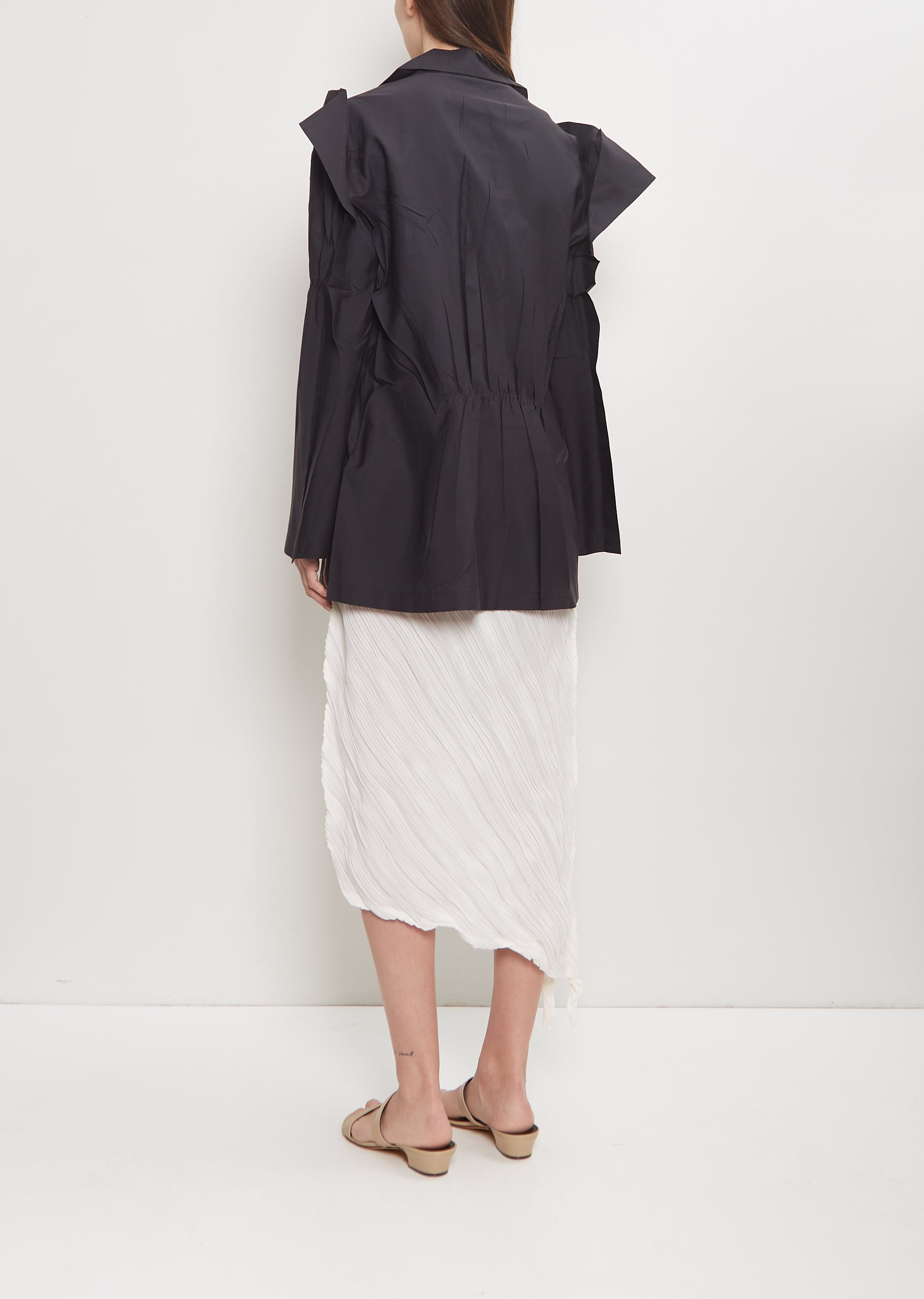 Technical Cotton Pressed Jacket - 3
