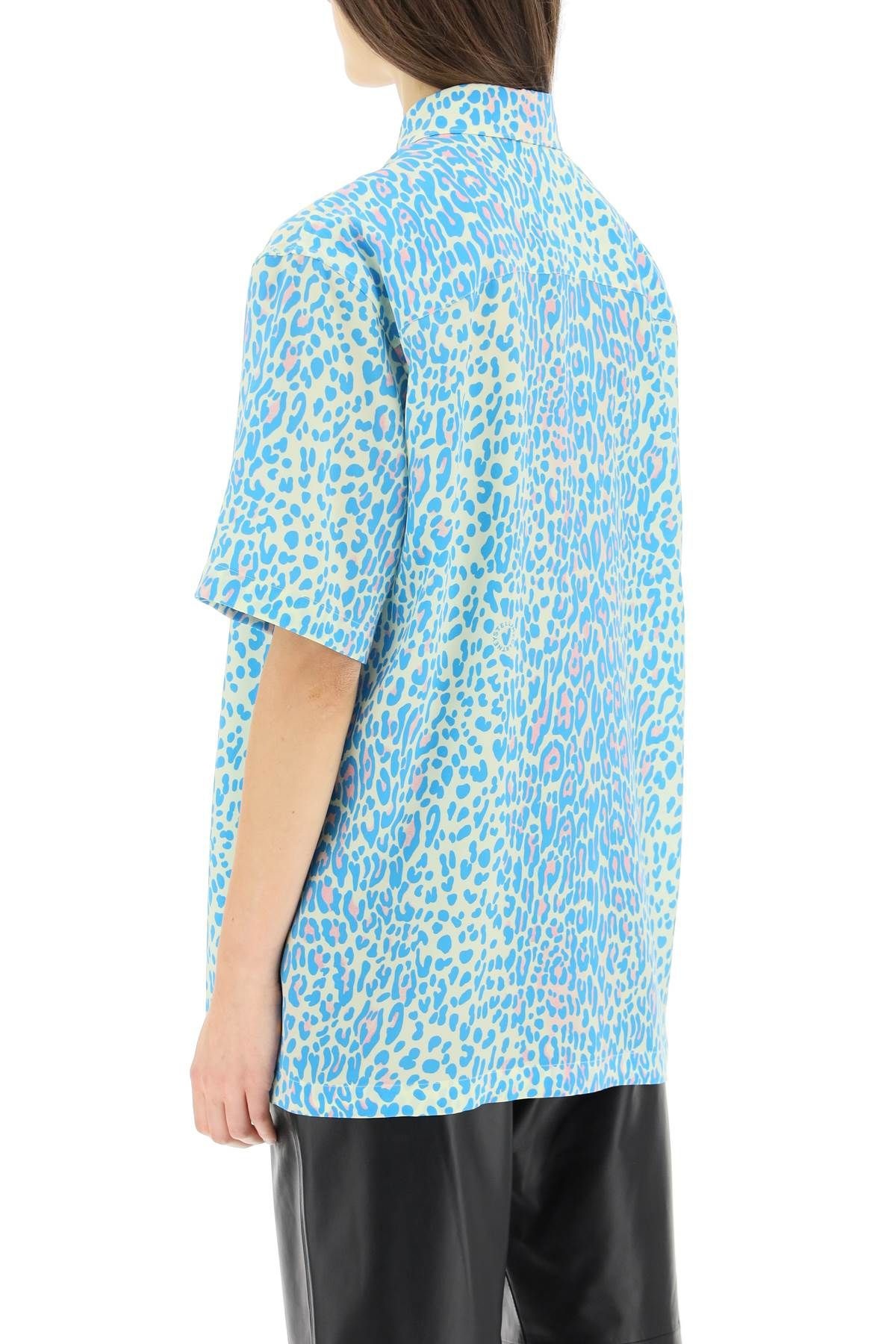 SHORT SLEEVE SILK SHIRT - 4