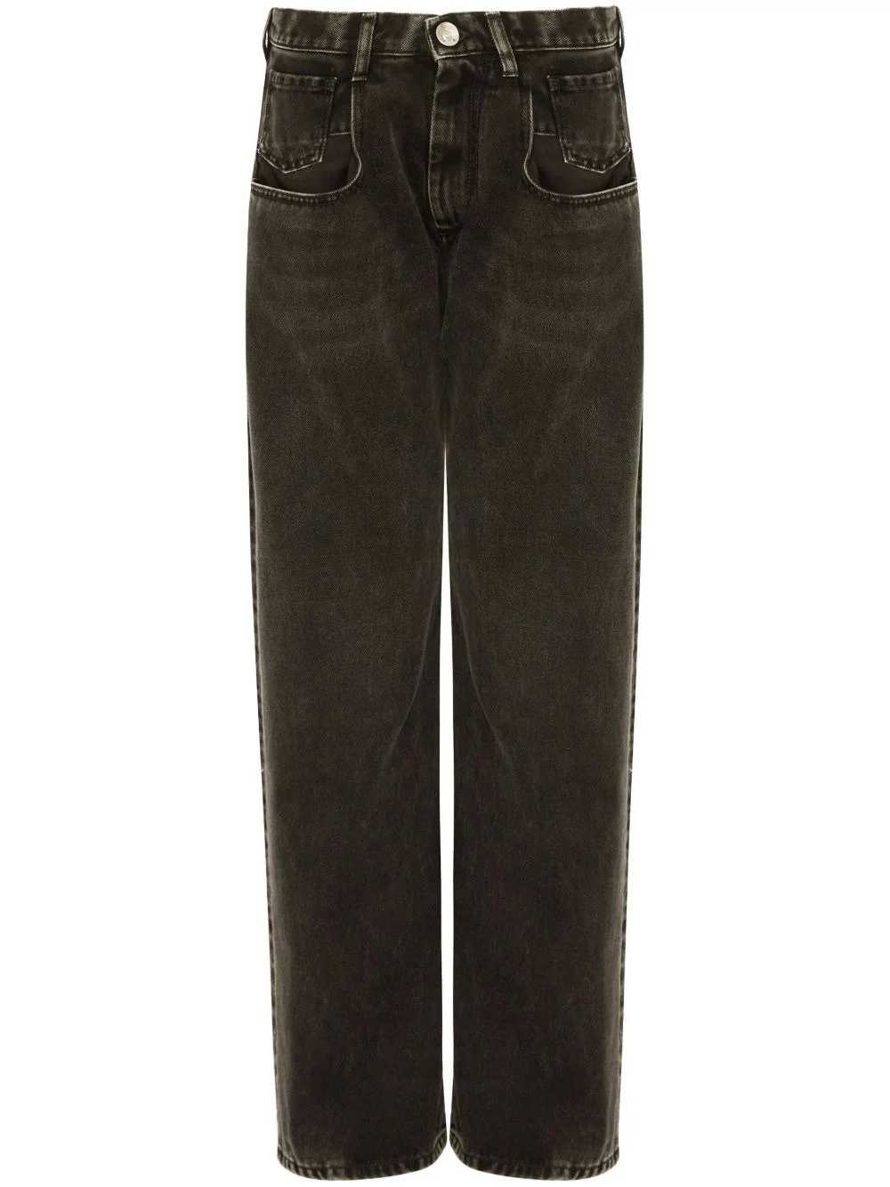 straight-leg jeans - 1