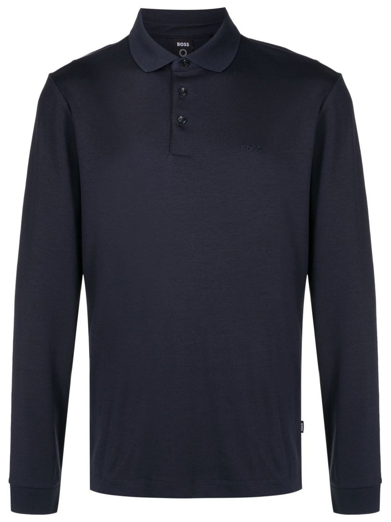 long-sleeved polo shirt 1