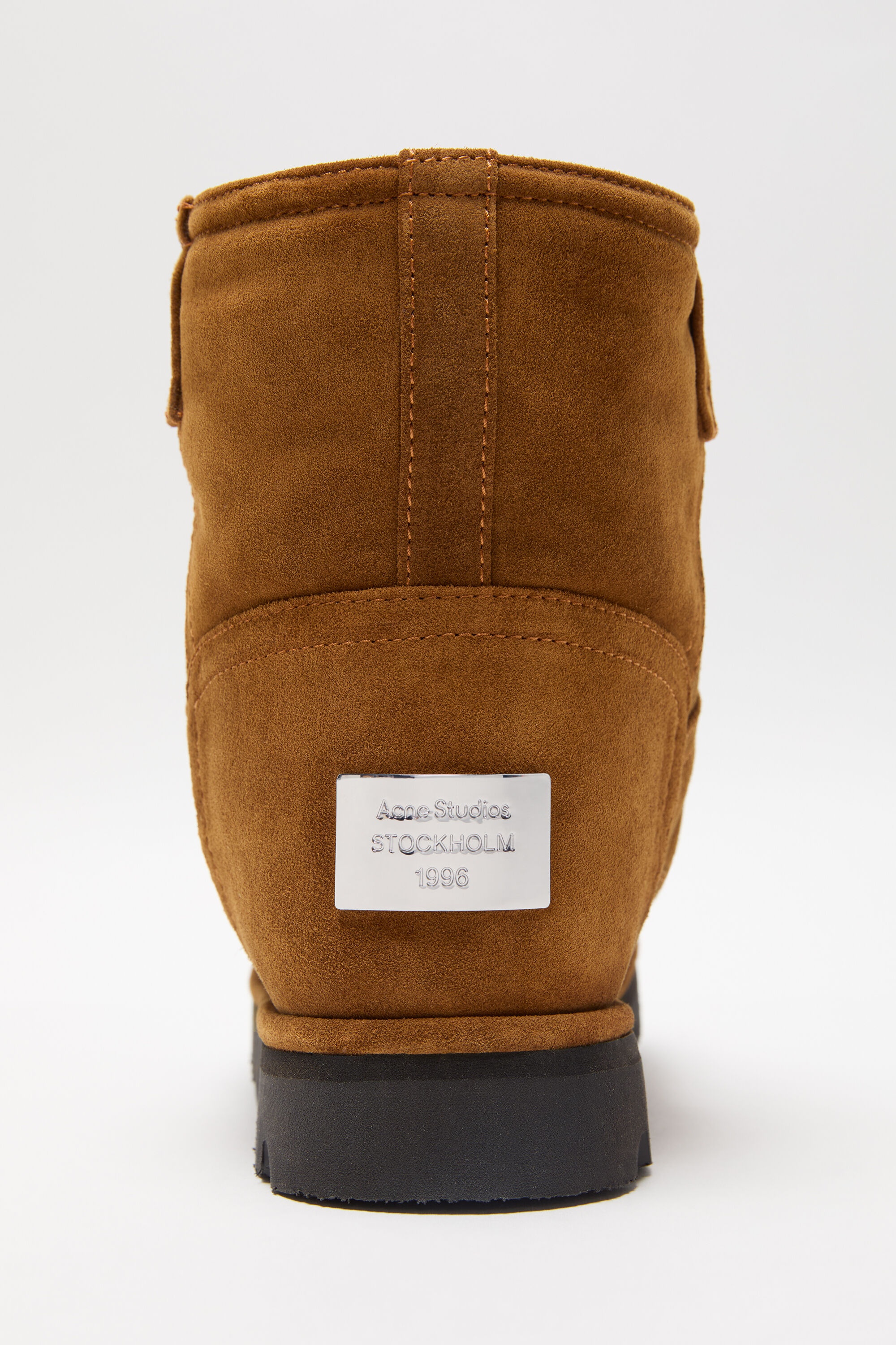 Shearling leather boots - Tobacco brown - 4