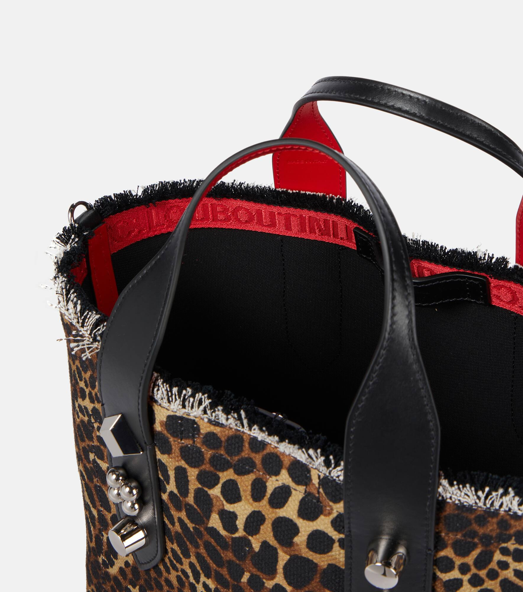 Frangibus leopard-print canvas tote - 3