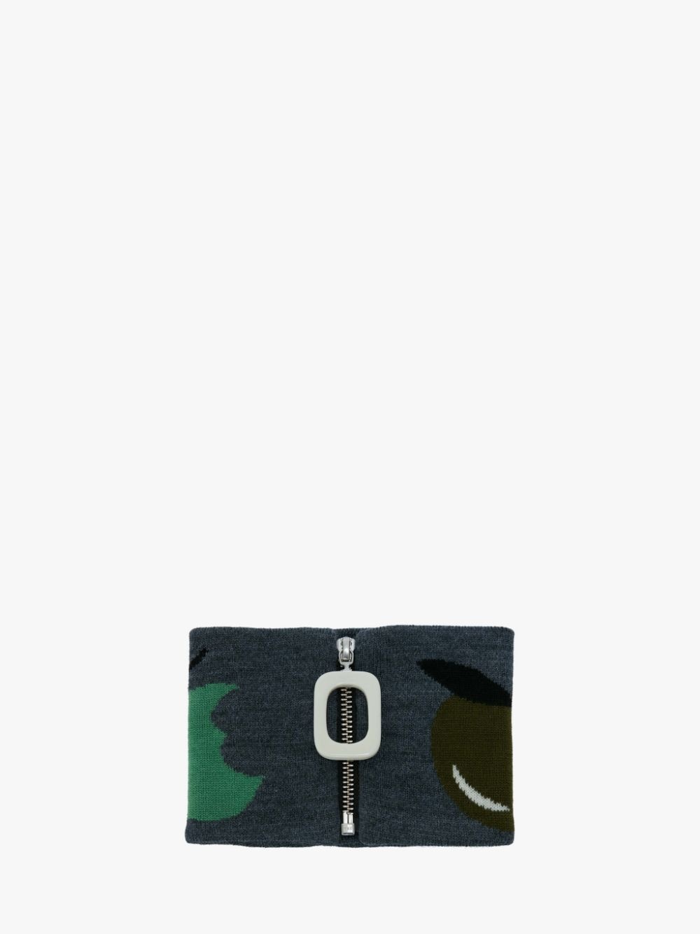 INTARSIA NECKBAND WITH APPLE MOTIF - 1