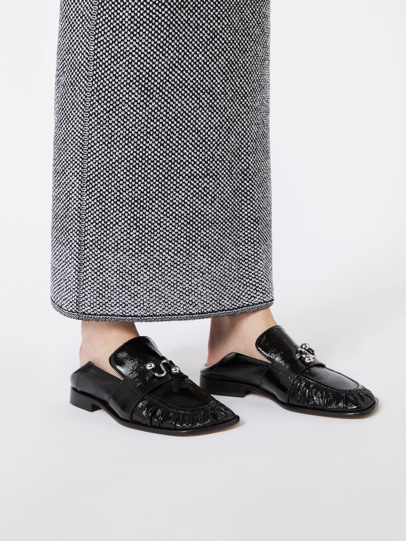 ONDINA Nappa leather moccasins - BLACK 5