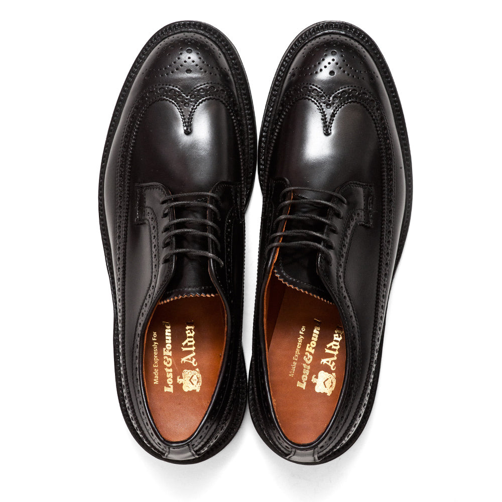 Black Cordovan Longwing Blucher - 5