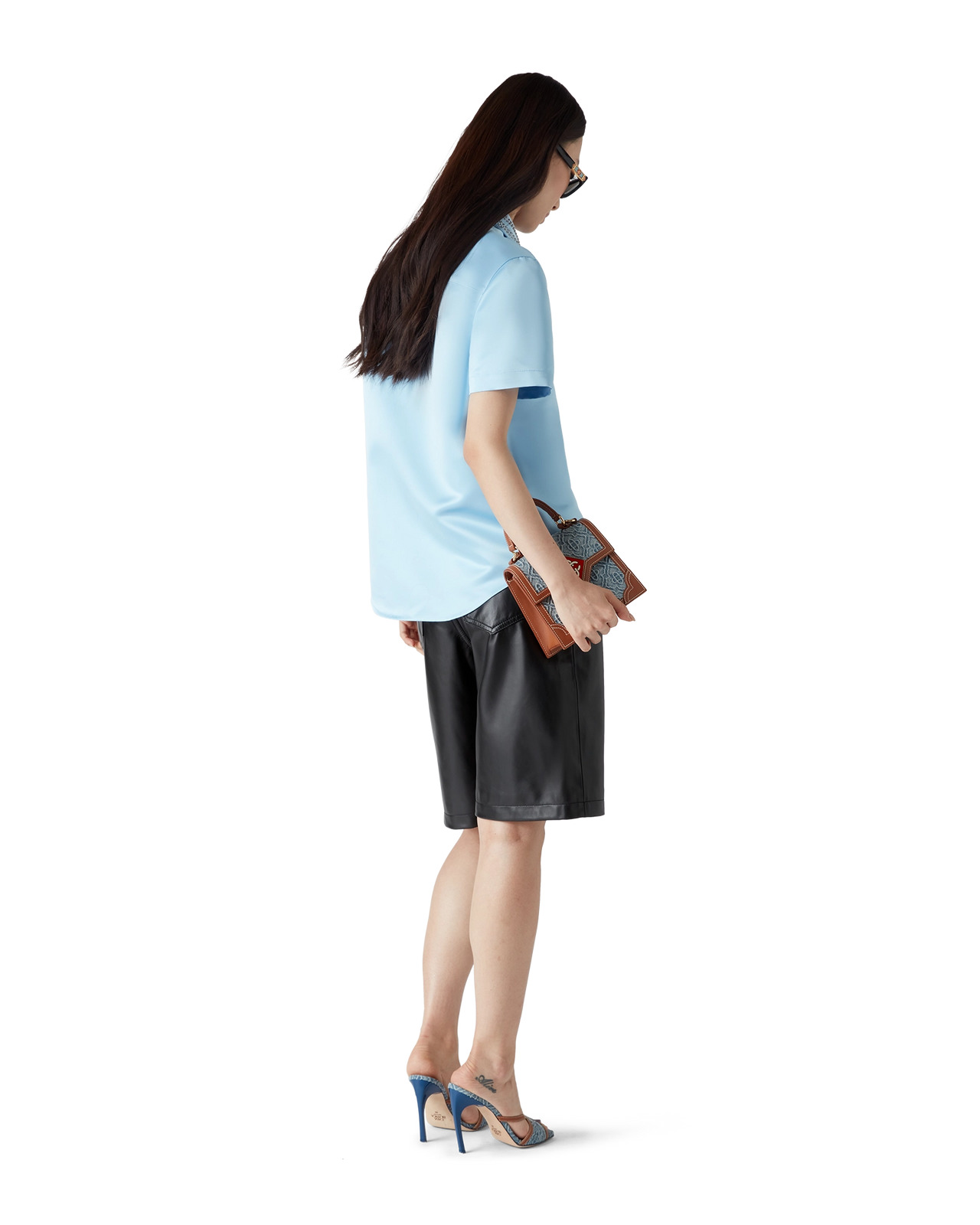 Satin Short Sleeve Shirt | Casablanca Paris - 3