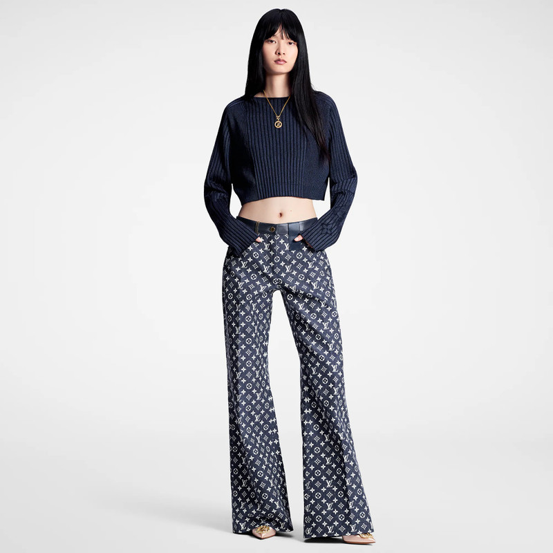 Louis Vuitton Monogram Denim Bootcut Jeans outlook