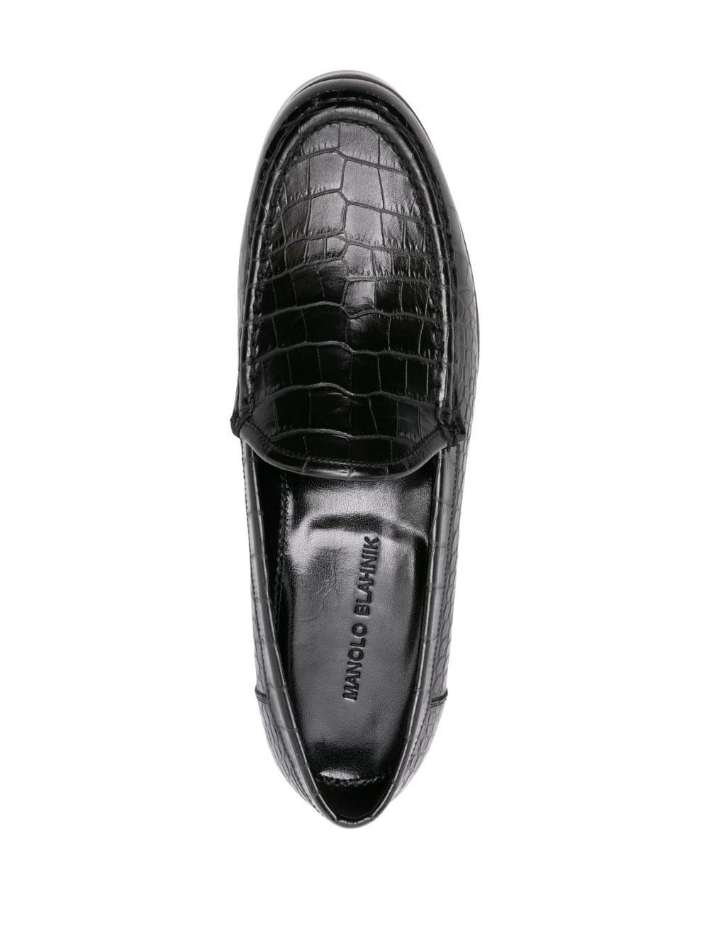 Dinelio embossed-crocodile loafers - 4