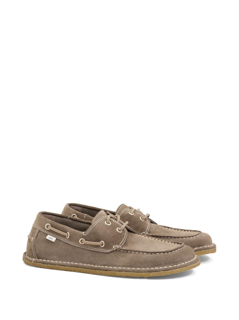 AMI Paris suede boat shoes outlook