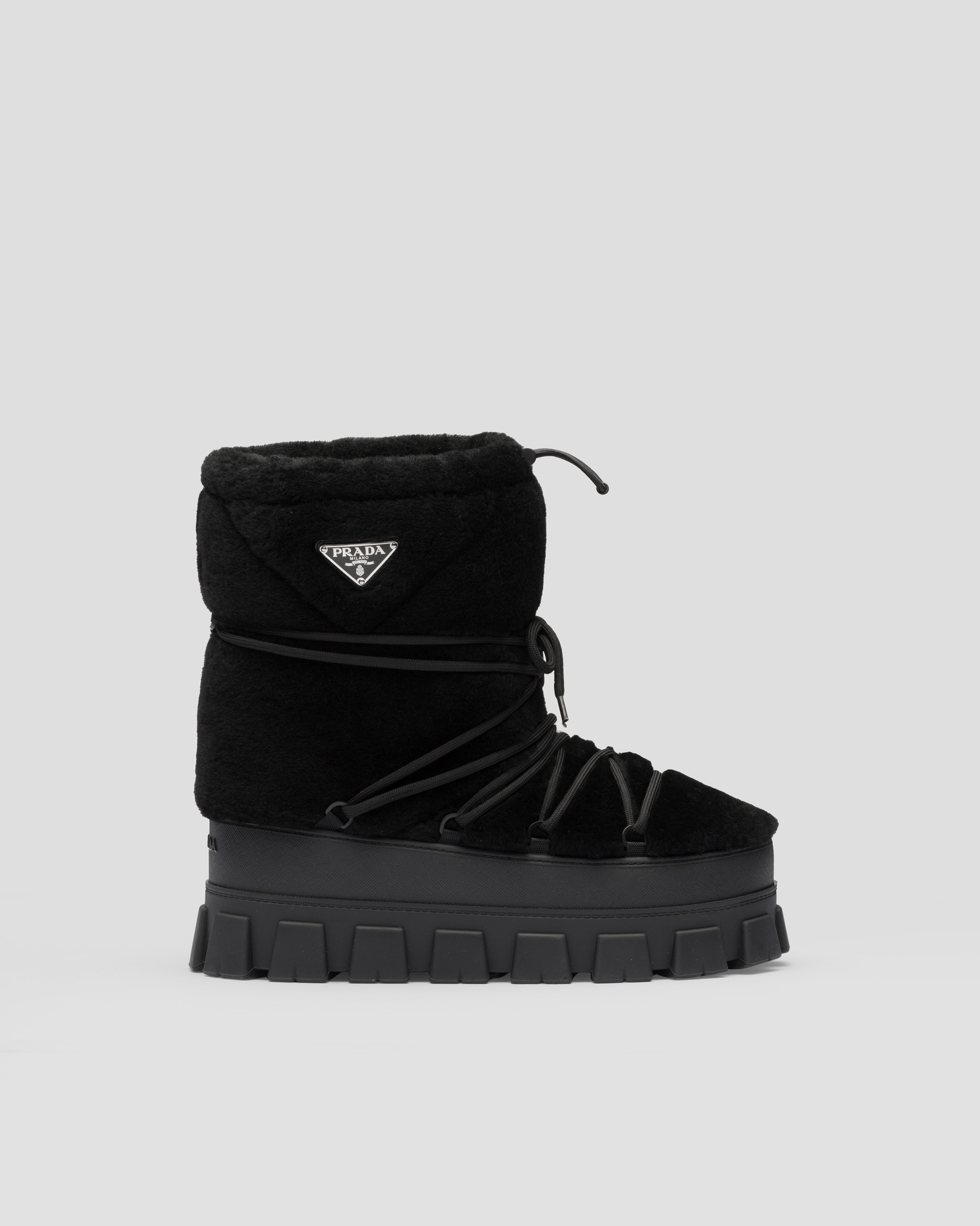 Shearling après ski booties - 2