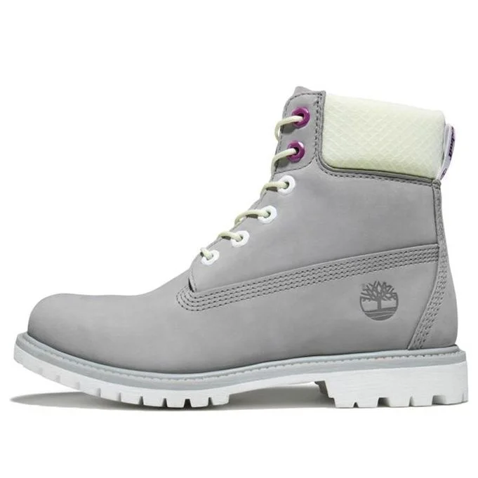 (WMNS) Timberland Premium 6 Inch Waterproof Boot 'Grey Nubuck' A2HWU085 - 1