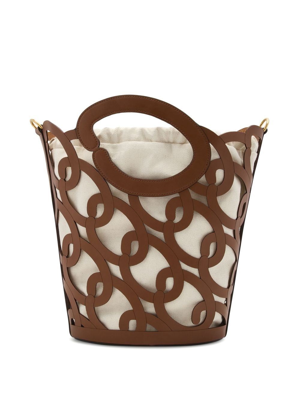 leather bucket bag - 3