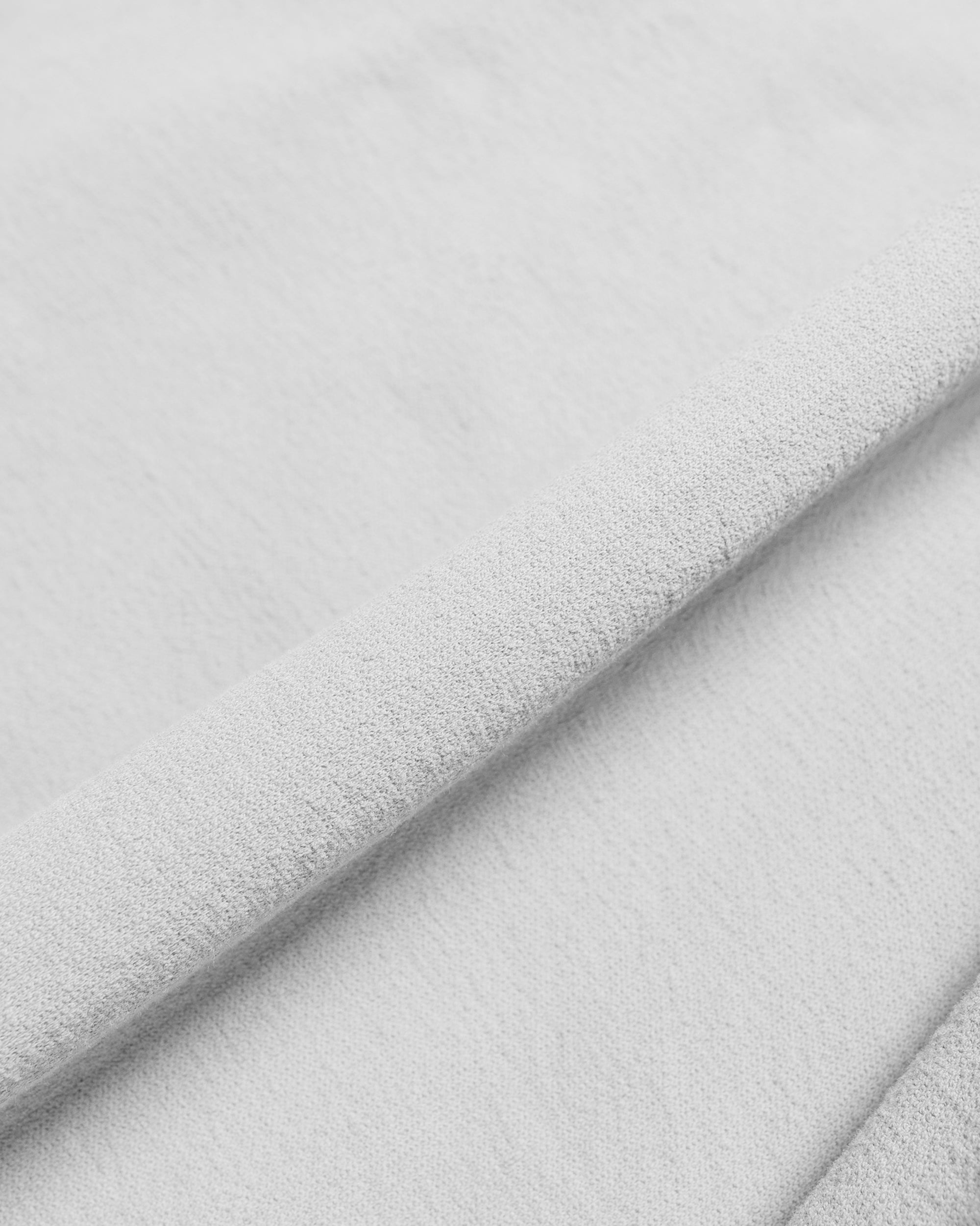 Textured Full Zip White - 5