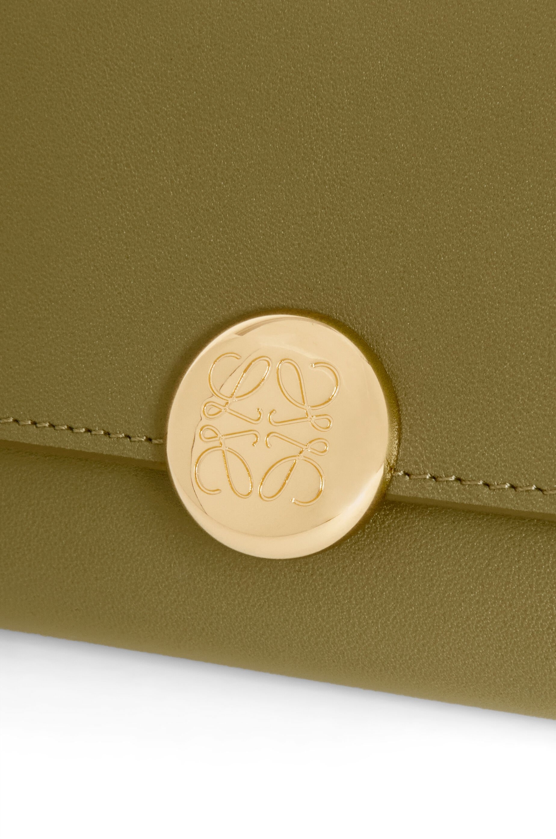 Pebble small vertical wallet in shiny nappa calfskin - 5