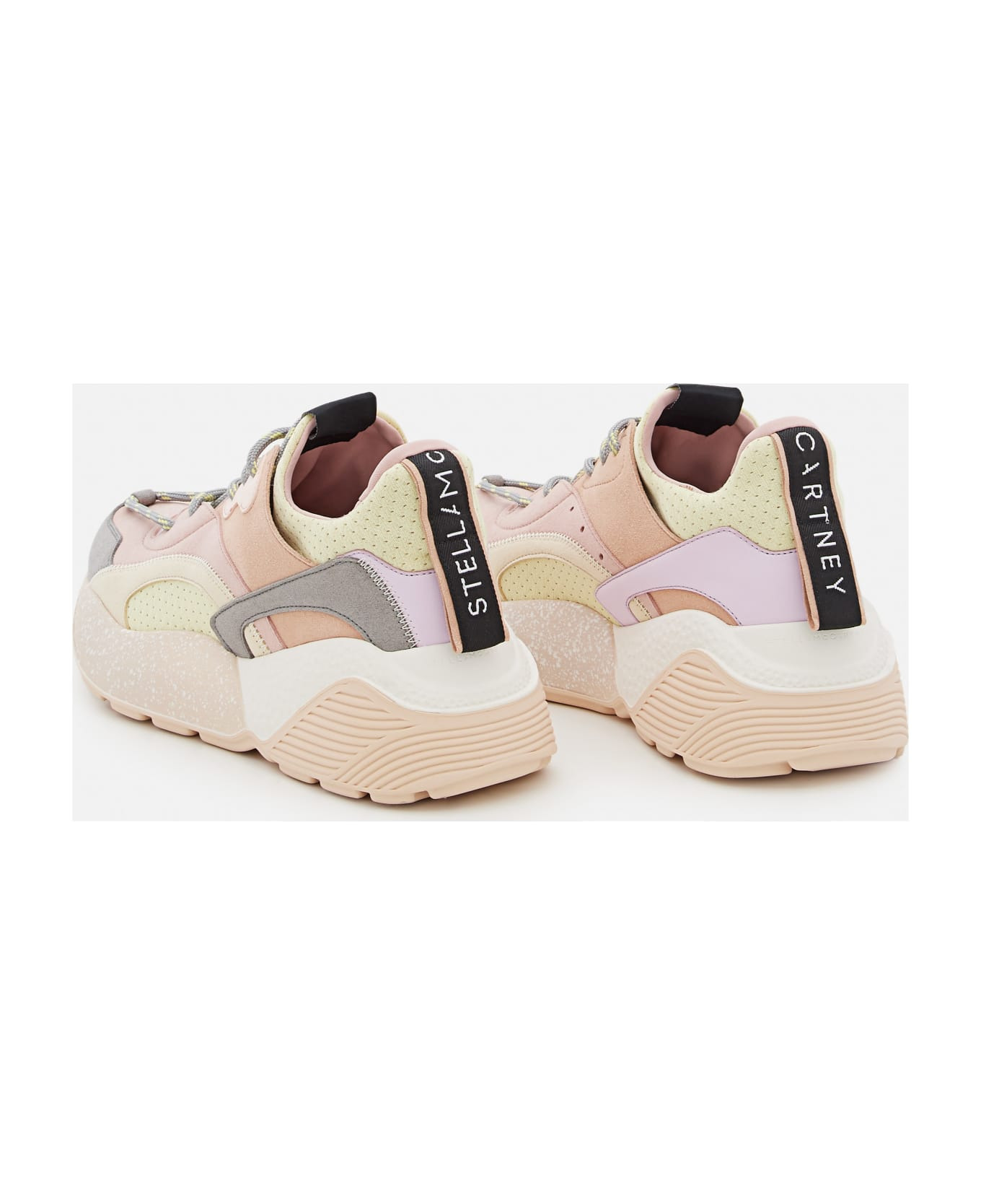 Sneakers In Rose-pink Polyamide - 3