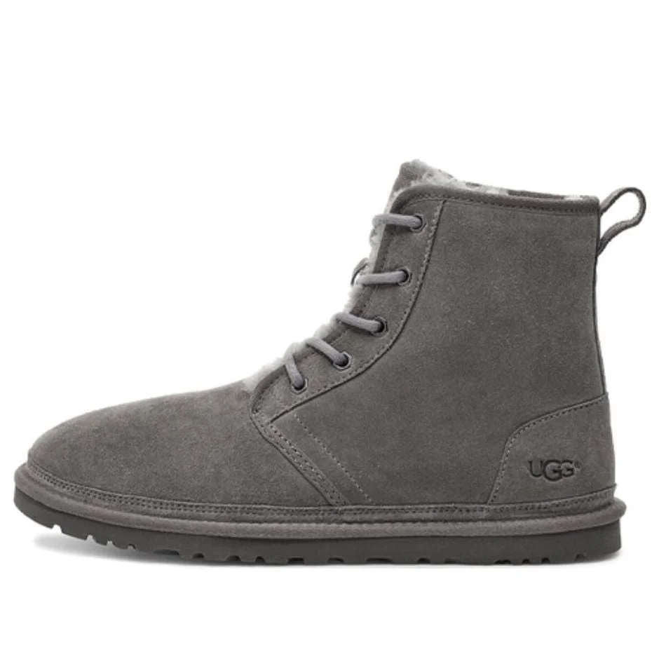 UGG Harkley Fleece Lined Snow Boots Gray 1016472-CHRC - 1