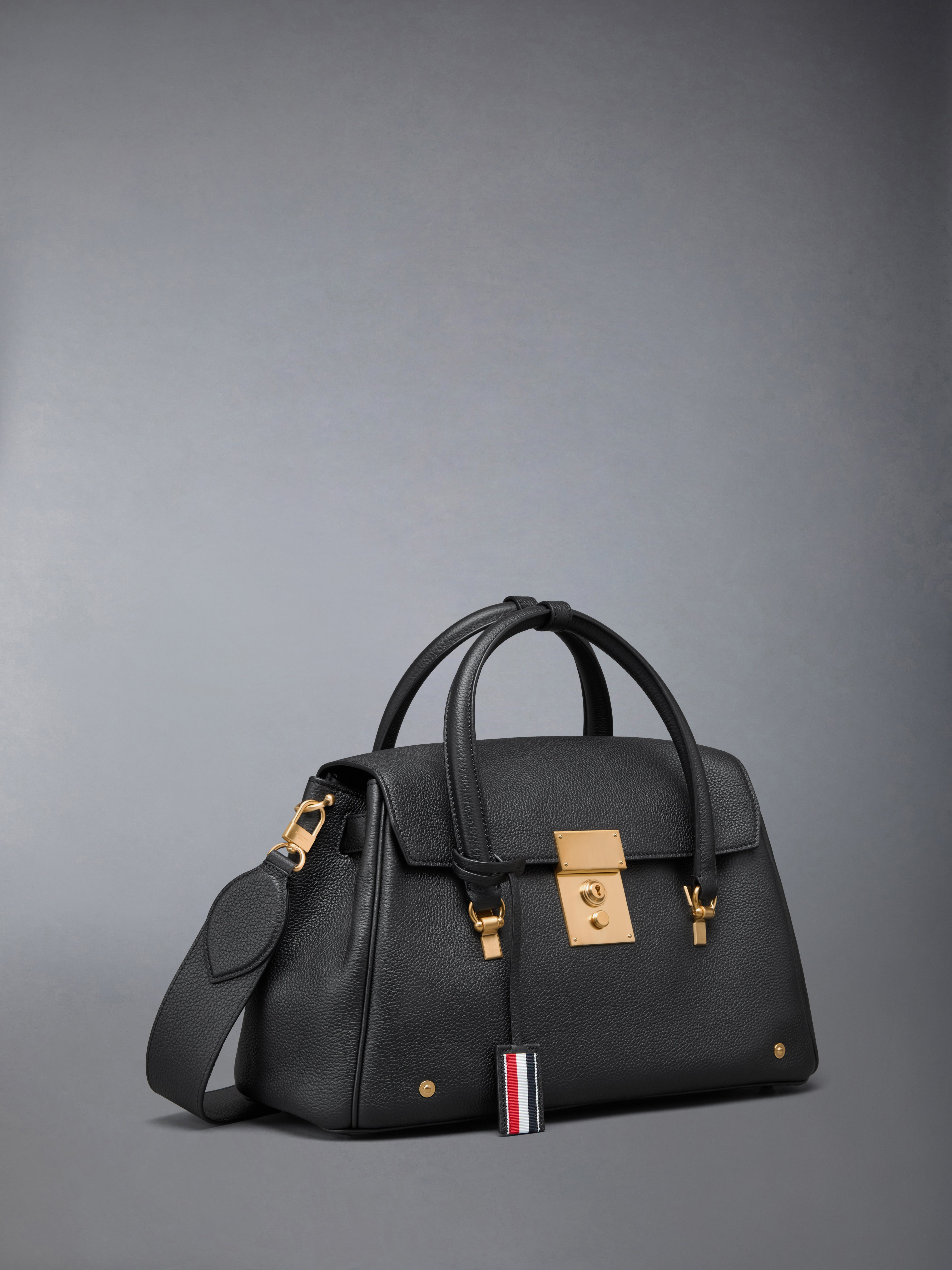 BOLTON BAG IN SOFT PEBBLE GRAIN LEATHER - 4