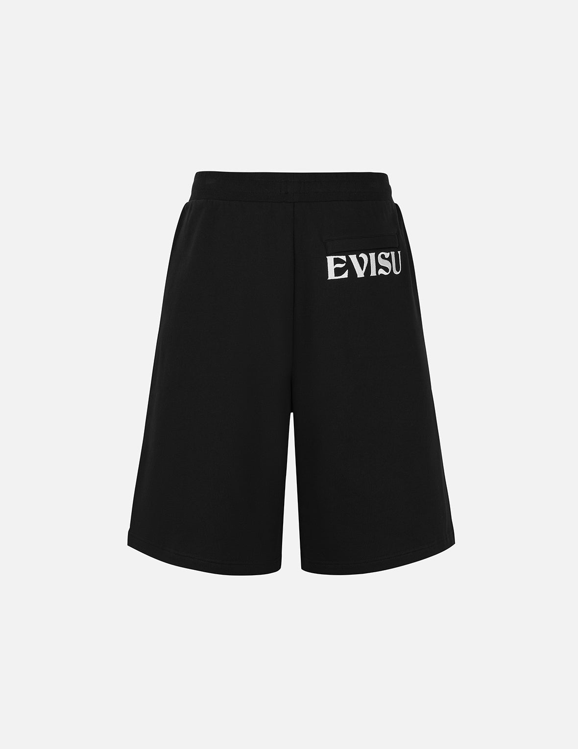 Kamon and Seagull Embroidery Fashion Fit Sweatshorts - 2