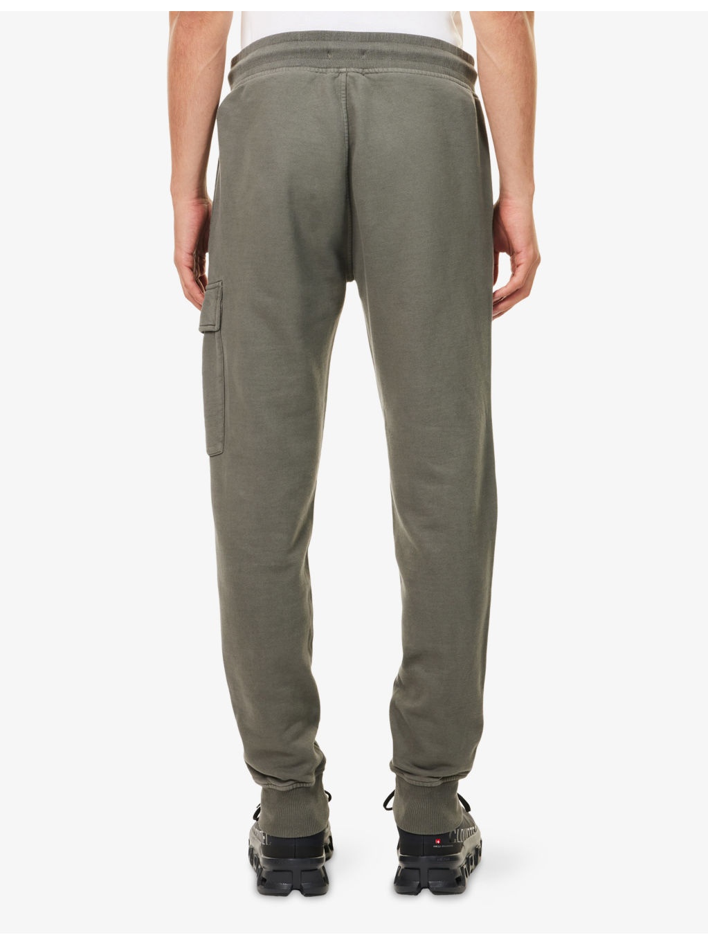 Logo-Patch Lens Cargo Cotton-Jersey Joggers - 4