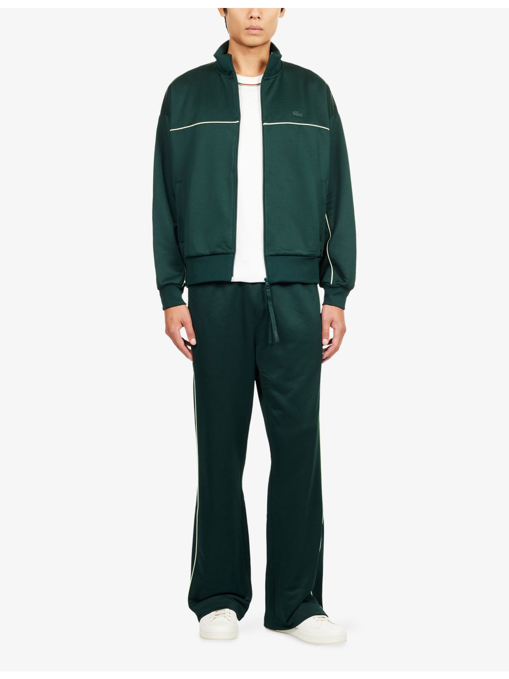 Zipped Satin-Effect Fleece Cotton-Blend Sweatshirt - 2