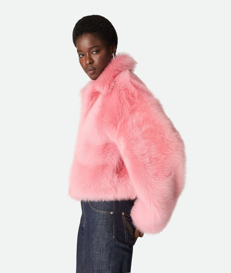 Bottega Veneta Toscana Shearling Cropped Blouson outlook