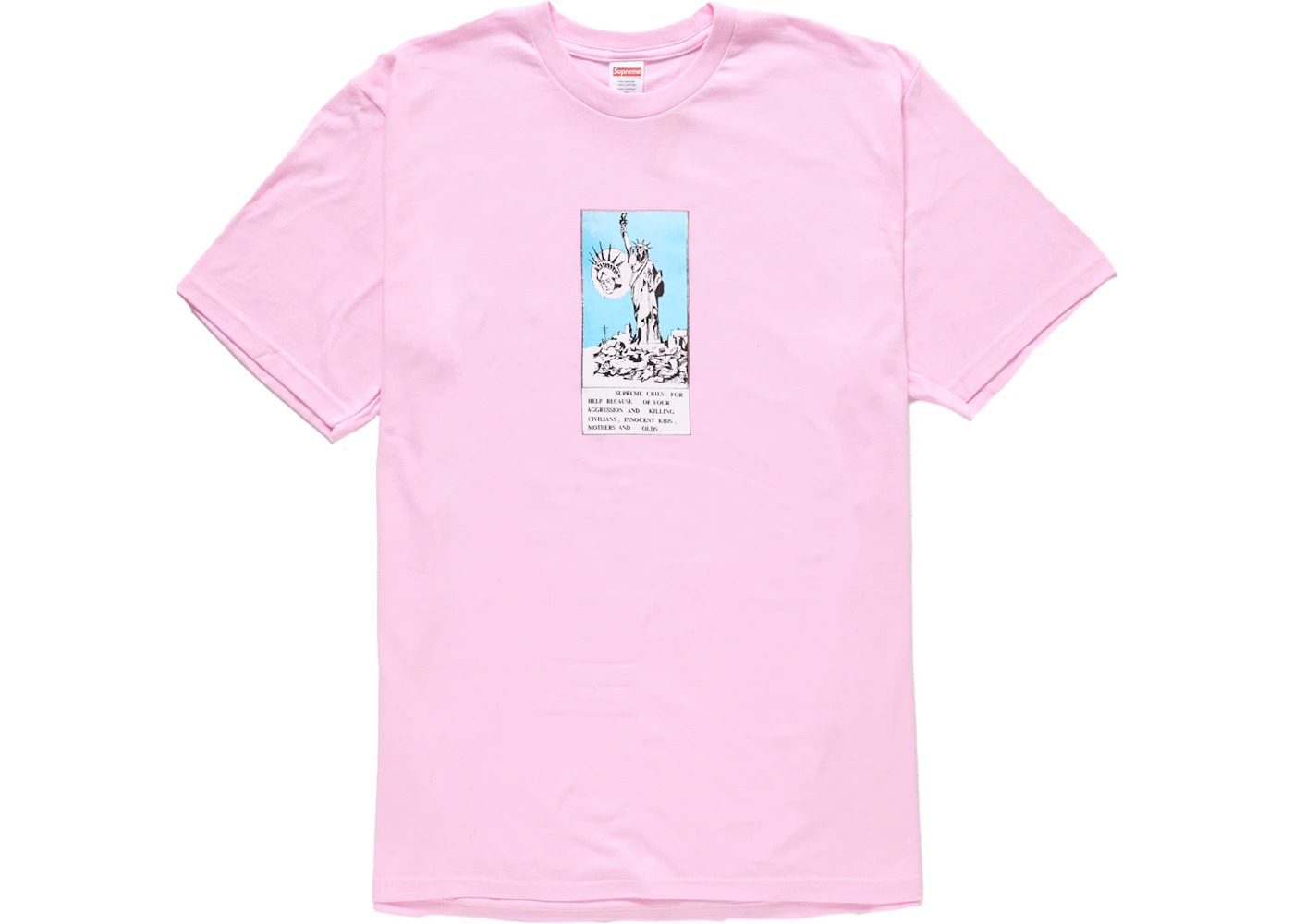 Supreme Liberty Tee Light Pink - 1