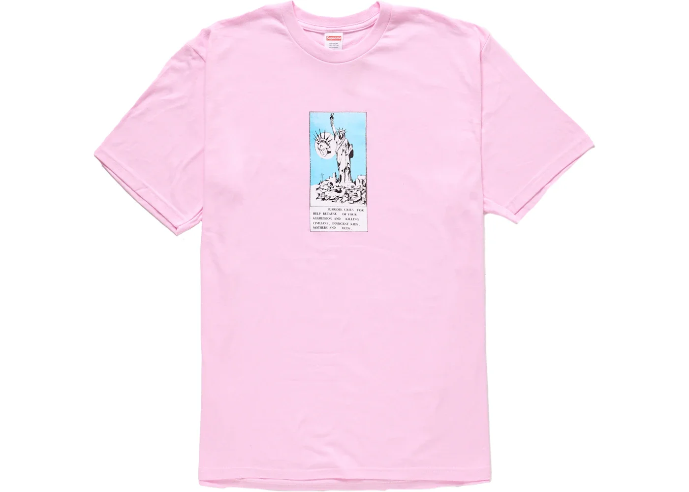 Supreme Liberty Tee Light Pink - 1