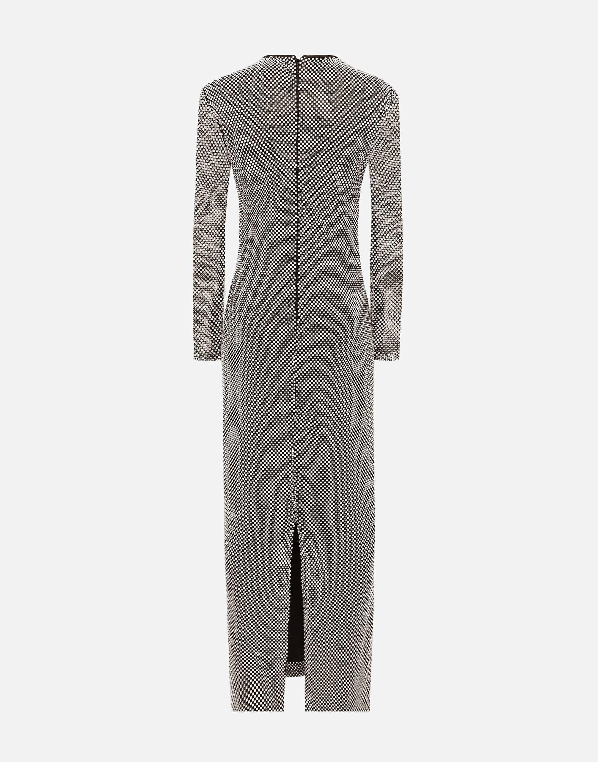 Long crystal mesh dress - 2