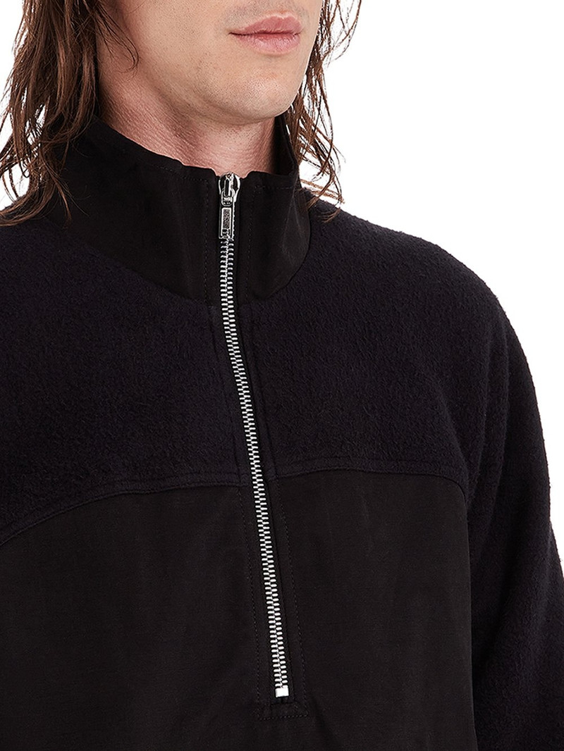 Black Pullover Windbreaker Jacket 5